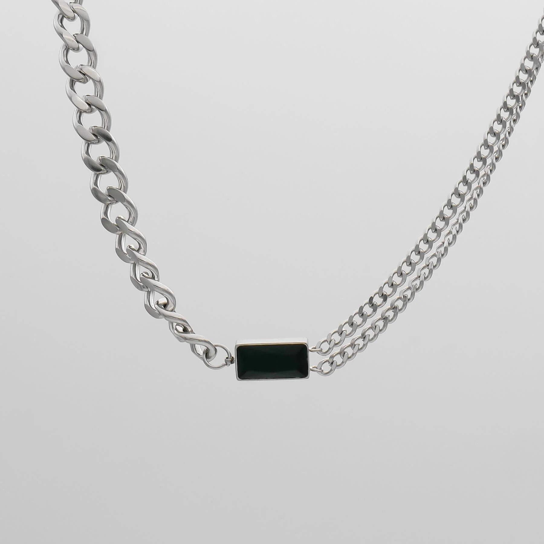 Callie Cuban Contrast Necklace - Image 5