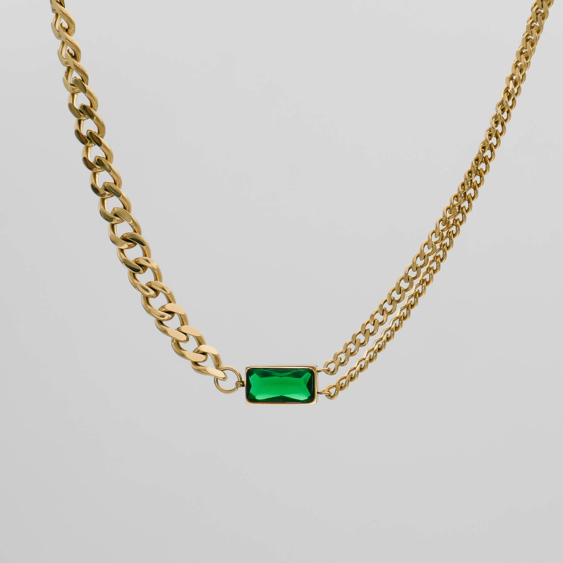 Callie Cuban Contrast Necklace - Image 6