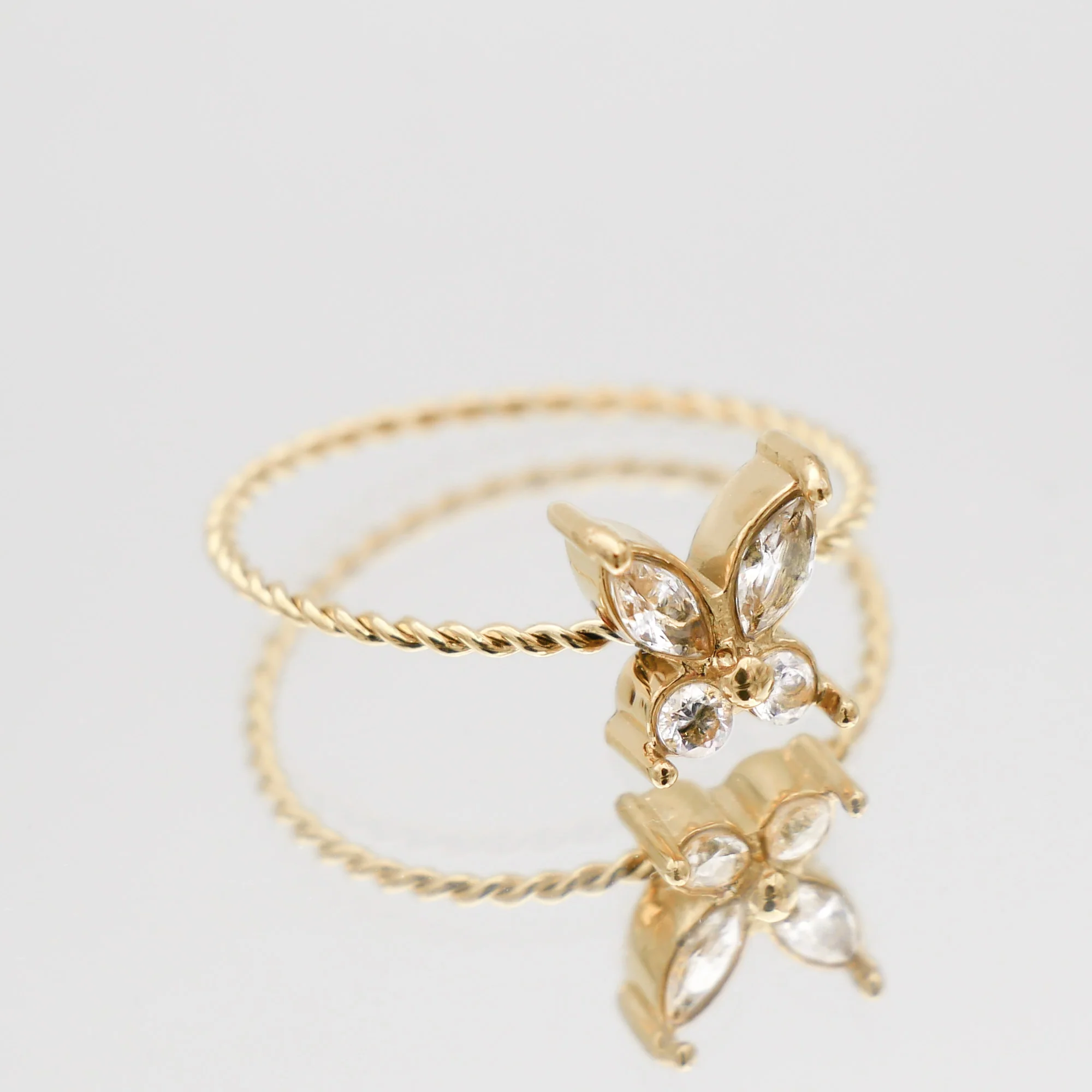 Caria Butterfly Ring - Image 6