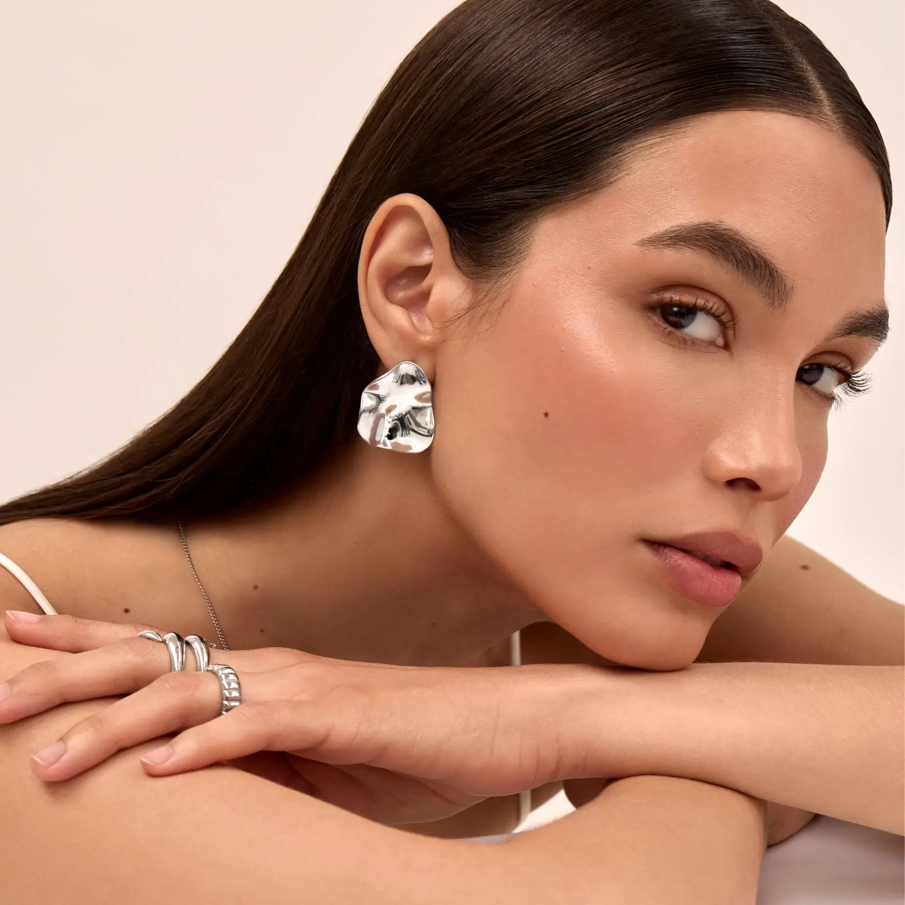 Cela Geometric Earrings - Image 5