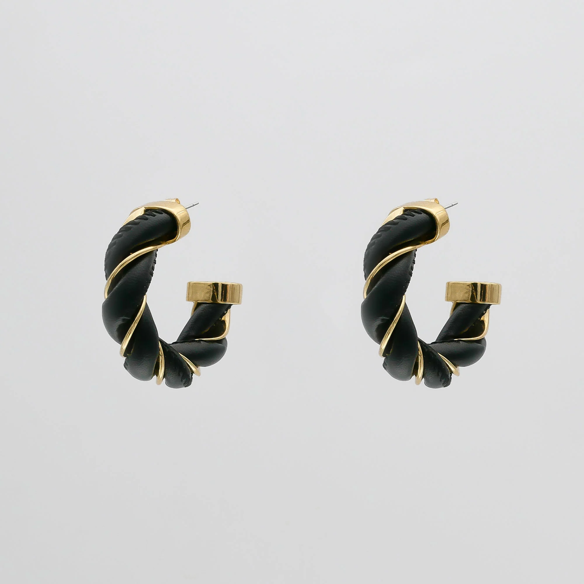 Chloe Leather Earrings - Image 2