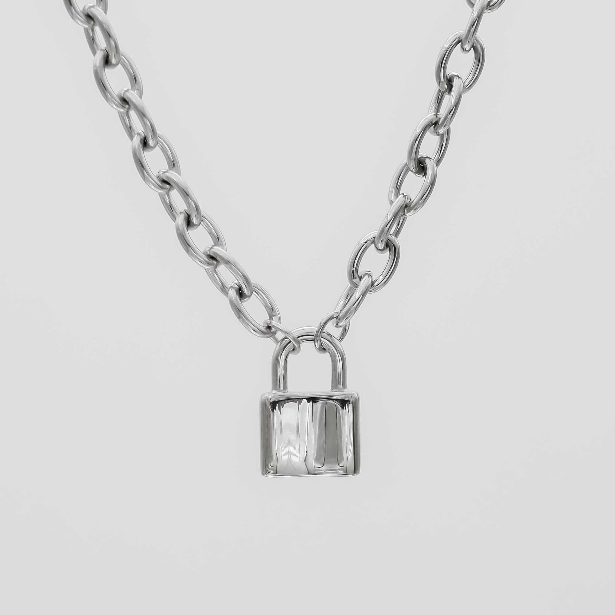 Chunky Lock Necklace - Image 5