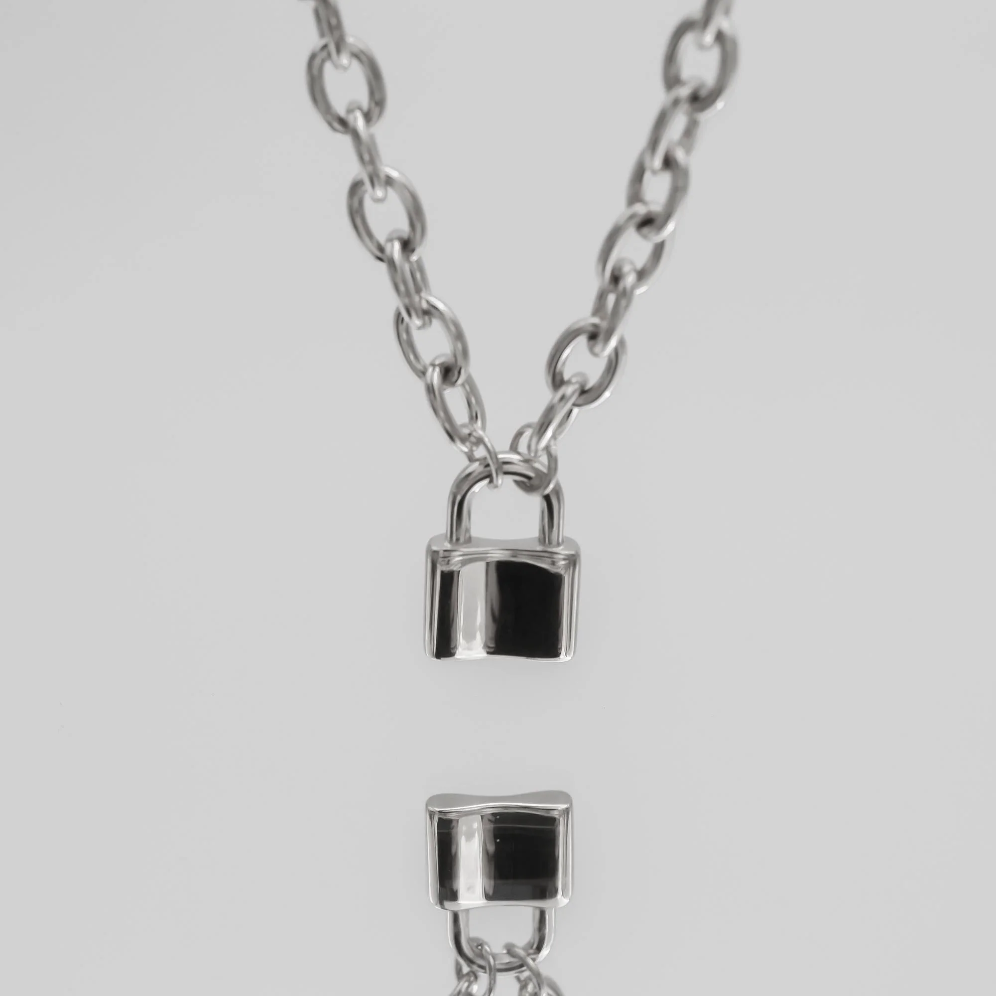 Chunky Lock Necklace - Image 6