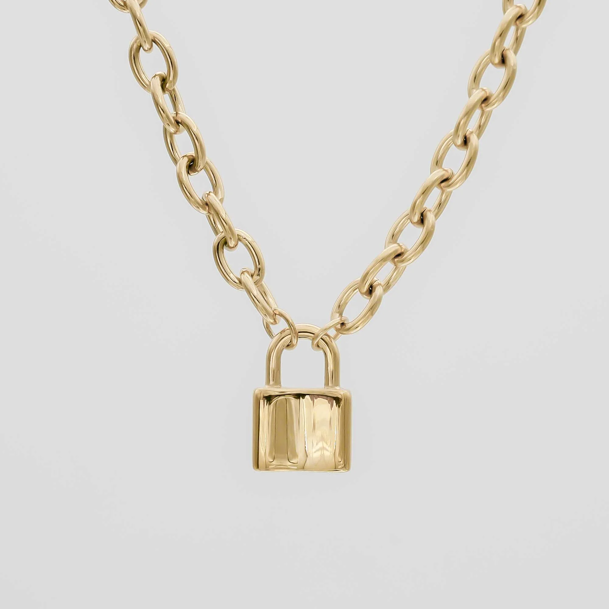 Chunky Lock Necklace - Image 7