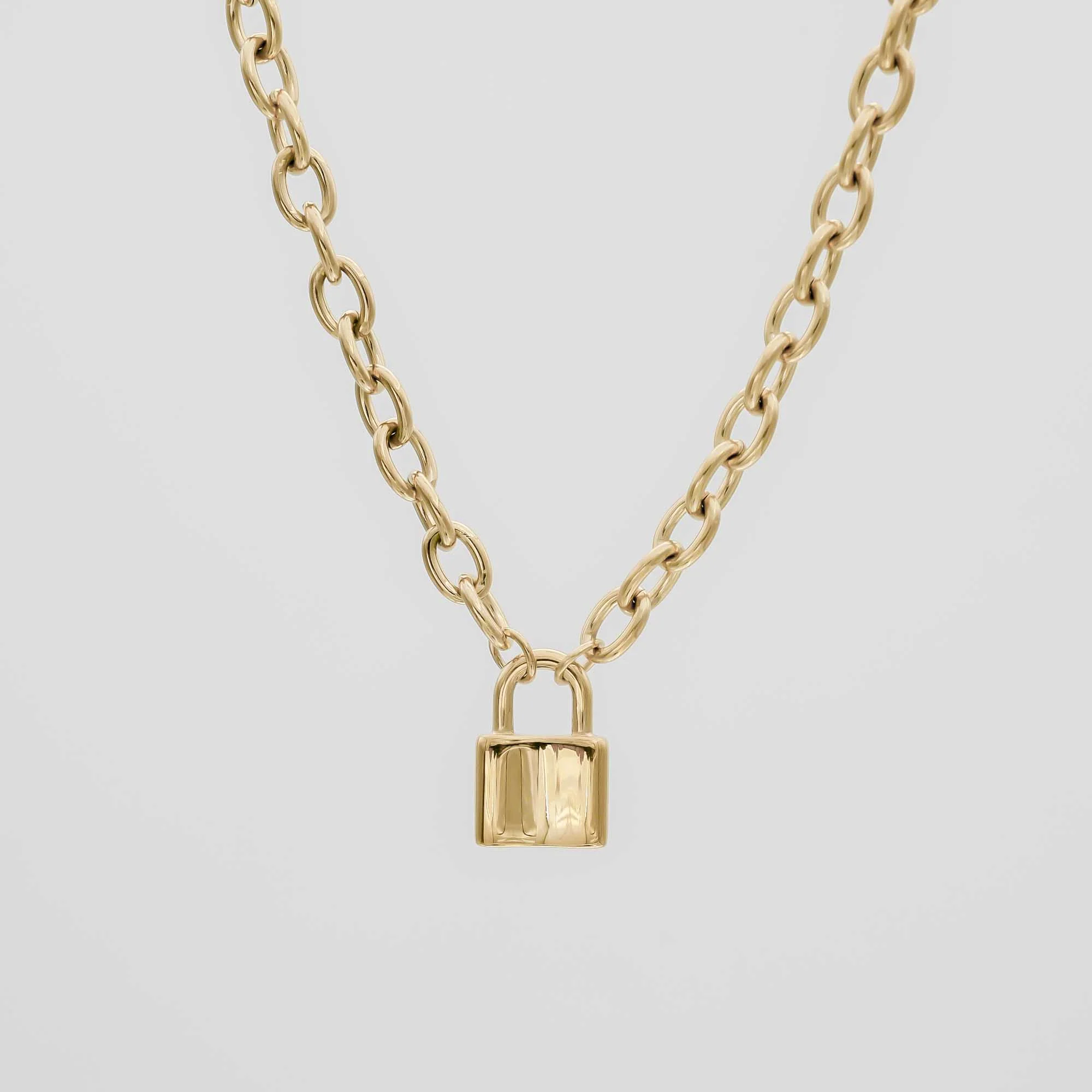 Chunky Lock Necklace - Image 9