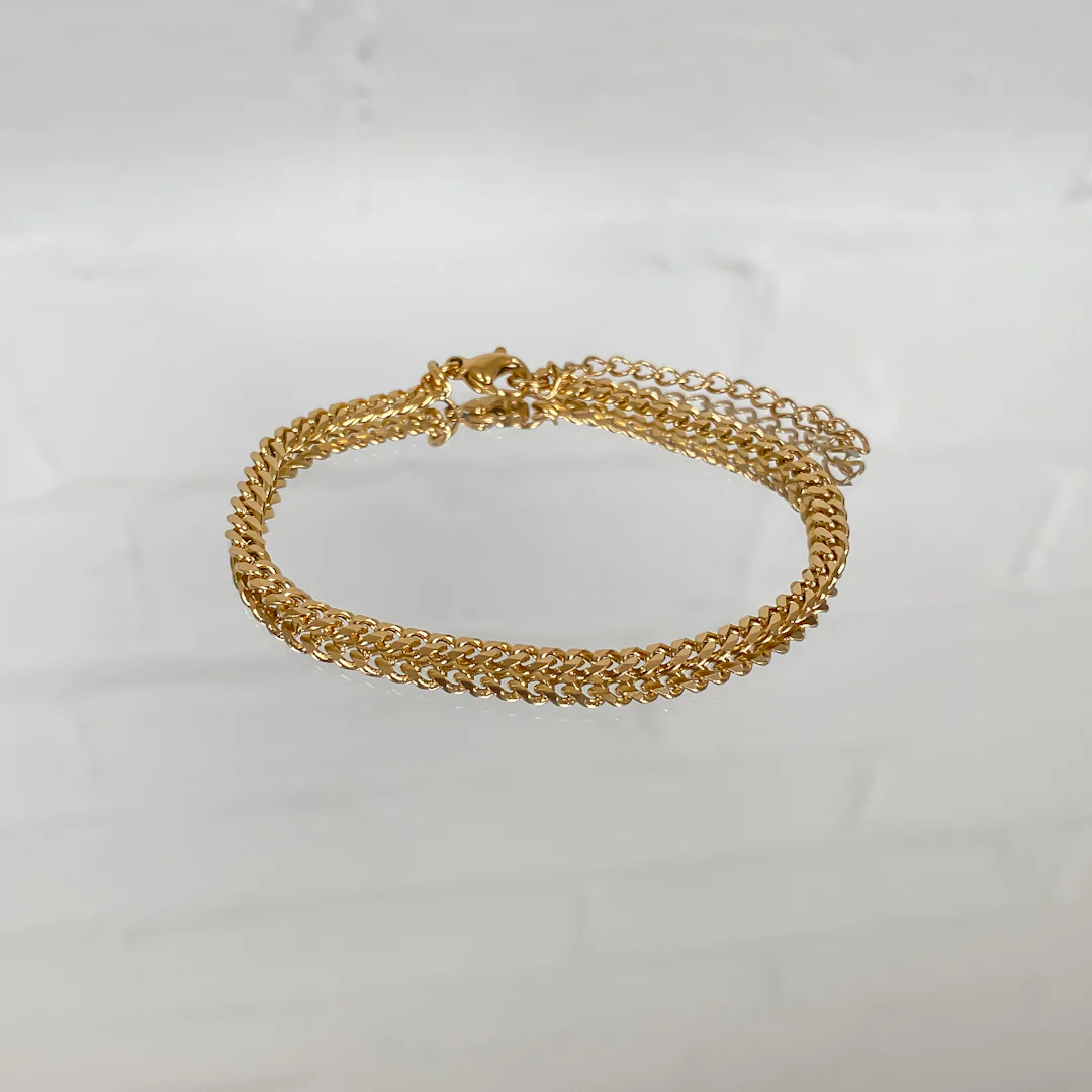 Classic Cuban Anklet Gold - Image 5
