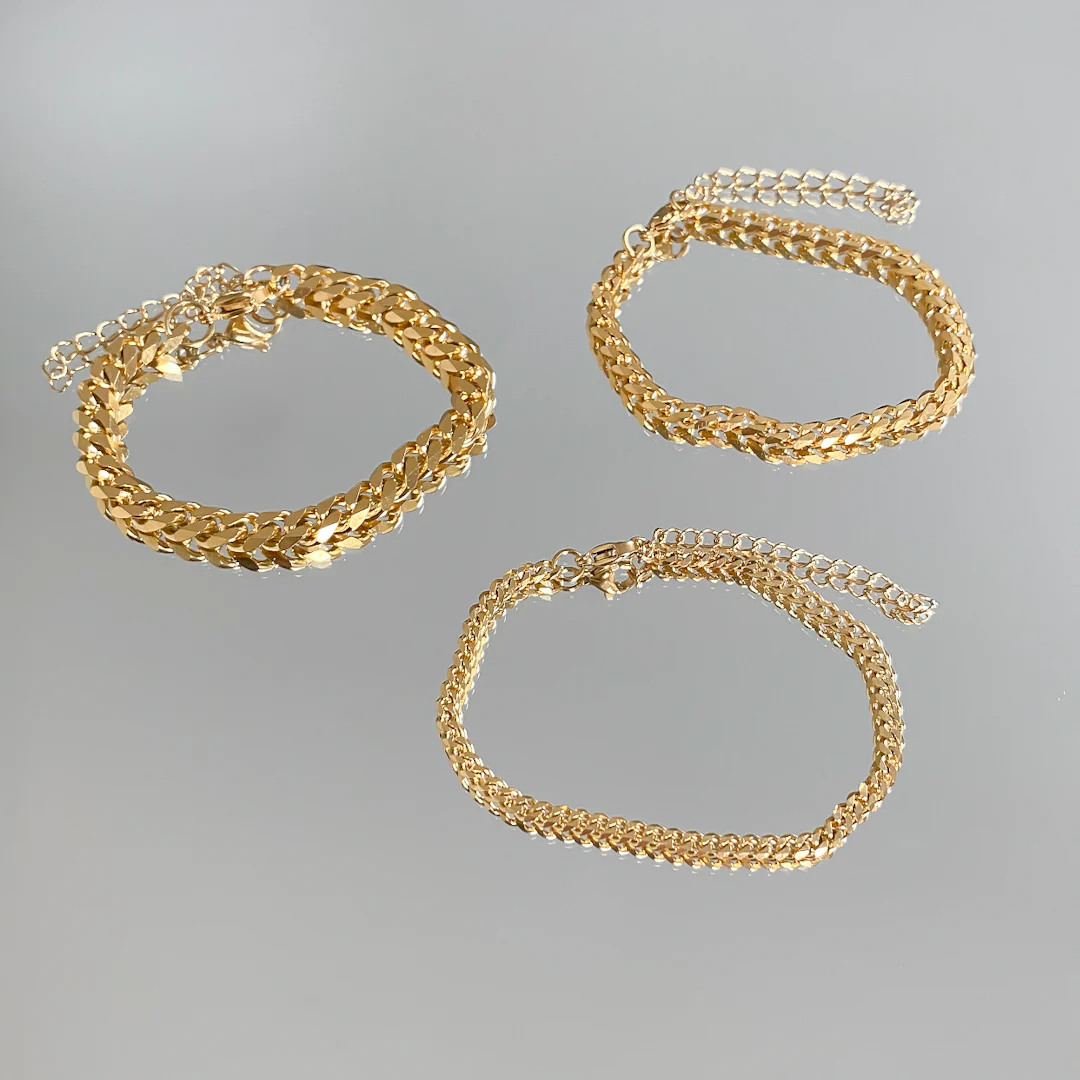 Classic Cuban Anklet Gold - Image 8