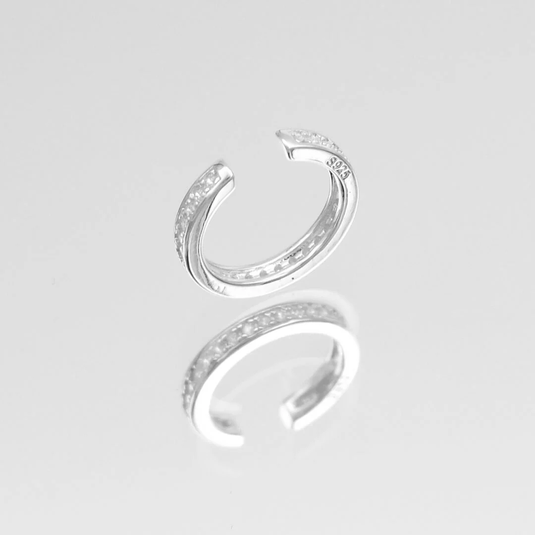 Classic Pave Ear Cuff - Image 2