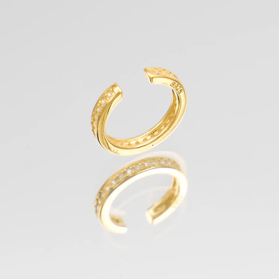 Classic Pave Ear Cuff - Image 4