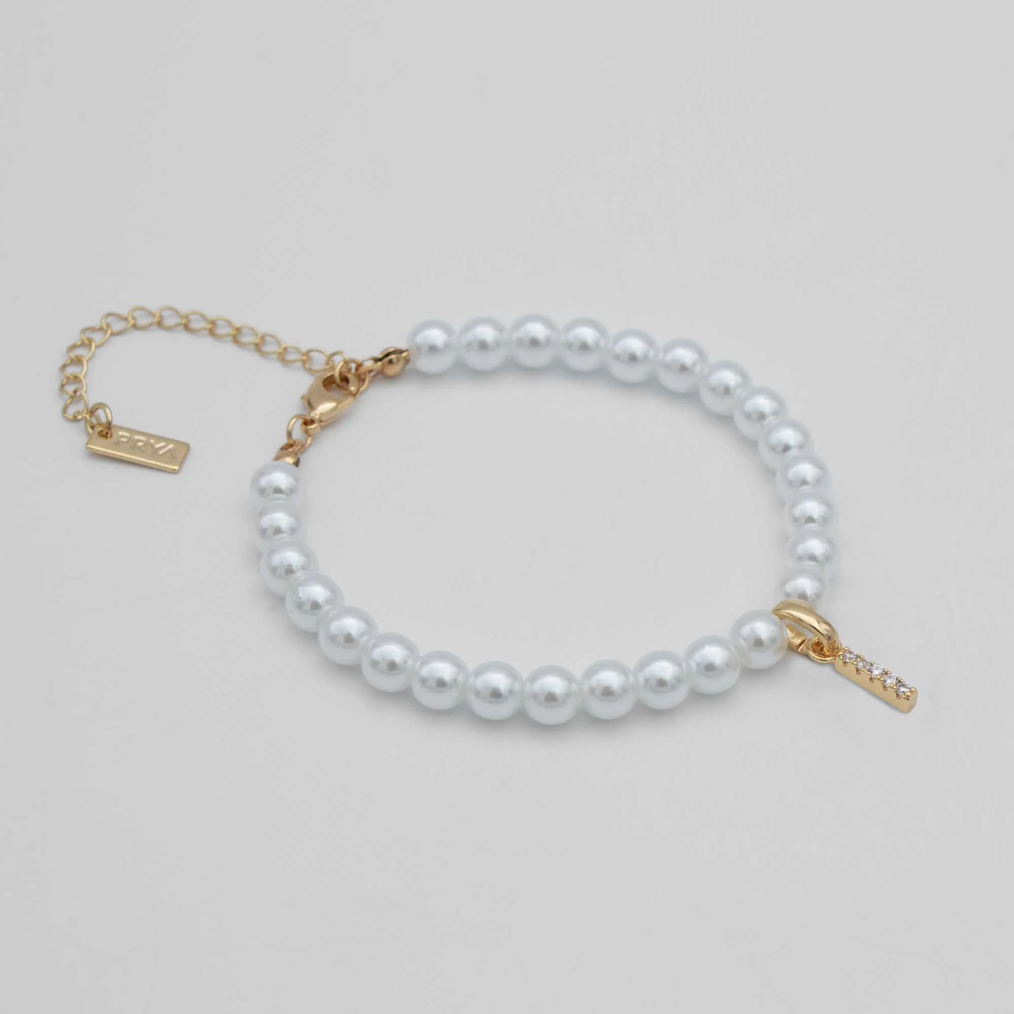 Classic Pearl Initial Anklet - Image 10