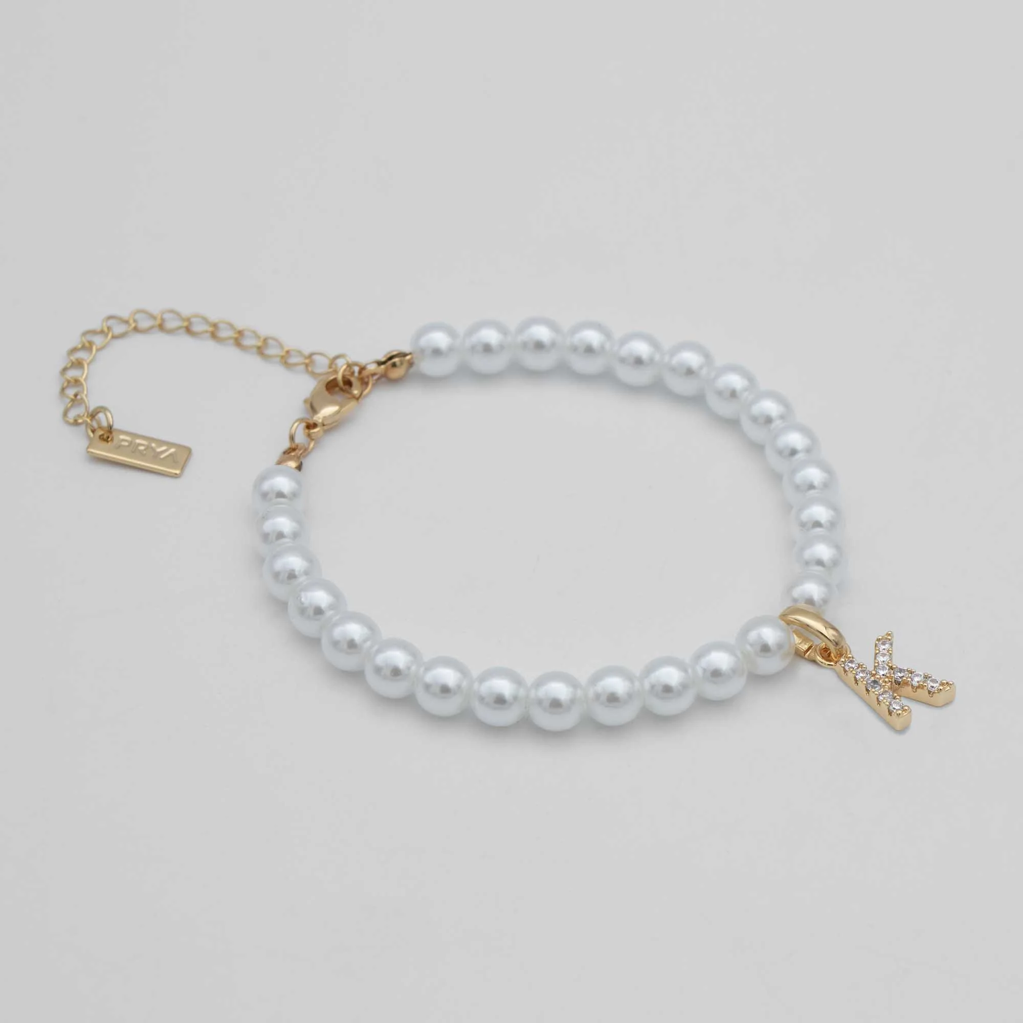 Classic Pearl Initial Anklet - Image 12