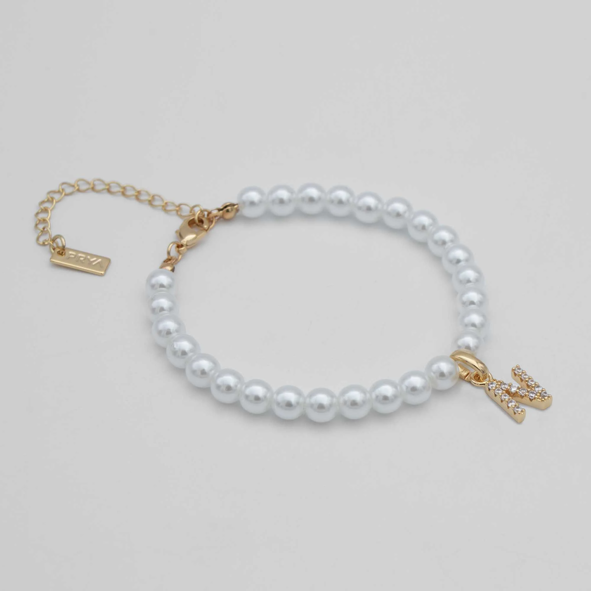 Classic Pearl Initial Anklet - Image 15
