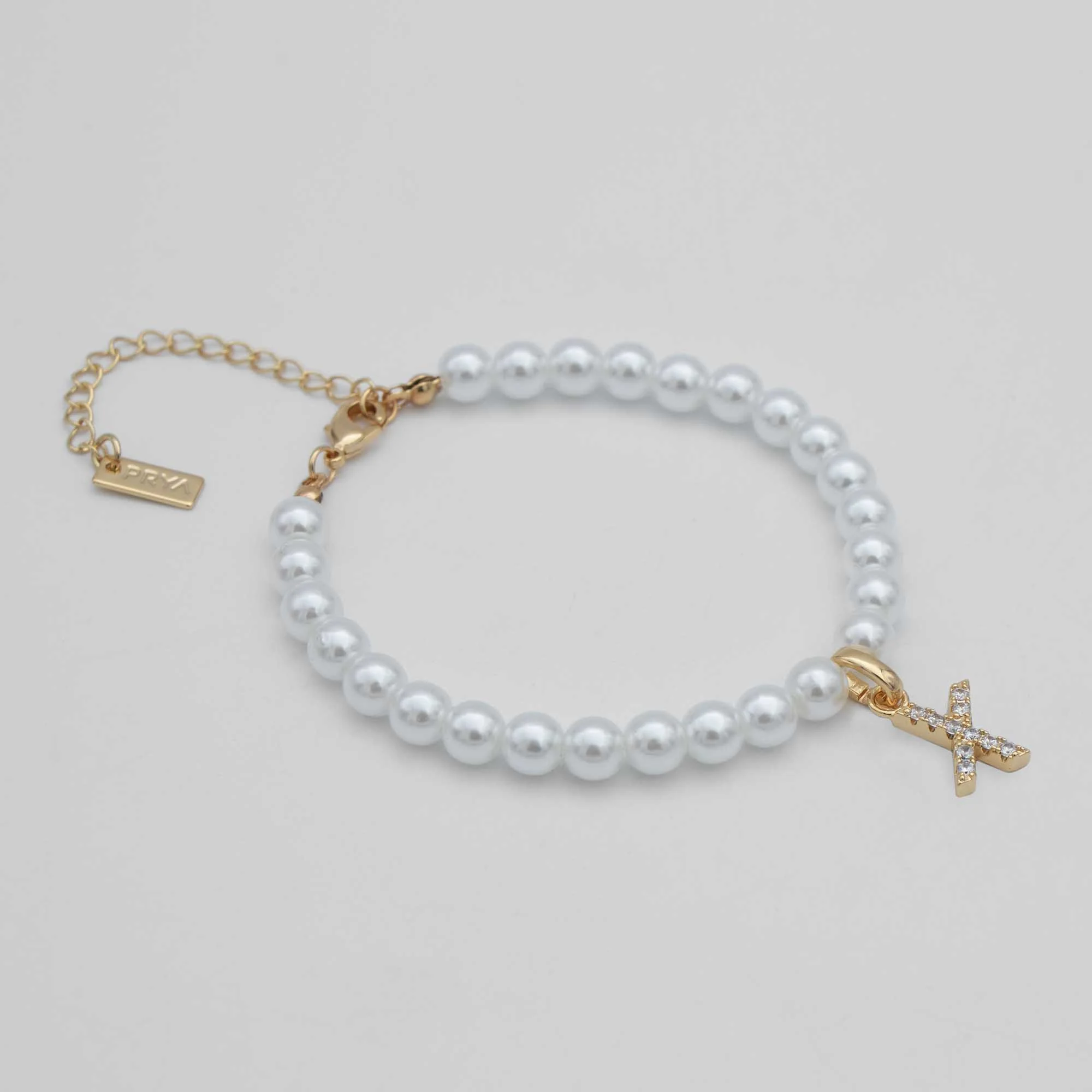 Classic Pearl Initial Anklet - Image 24