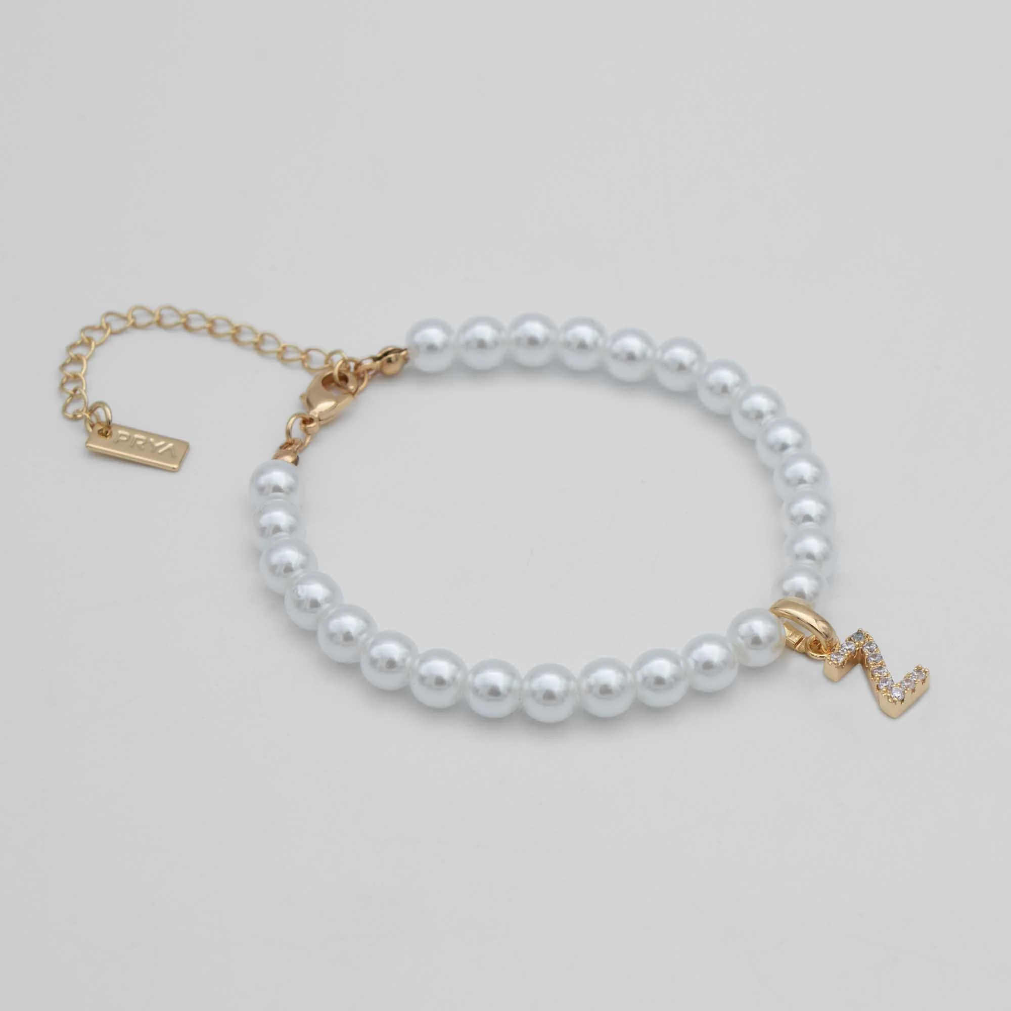 Classic Pearl Initial Anklet - Image 26