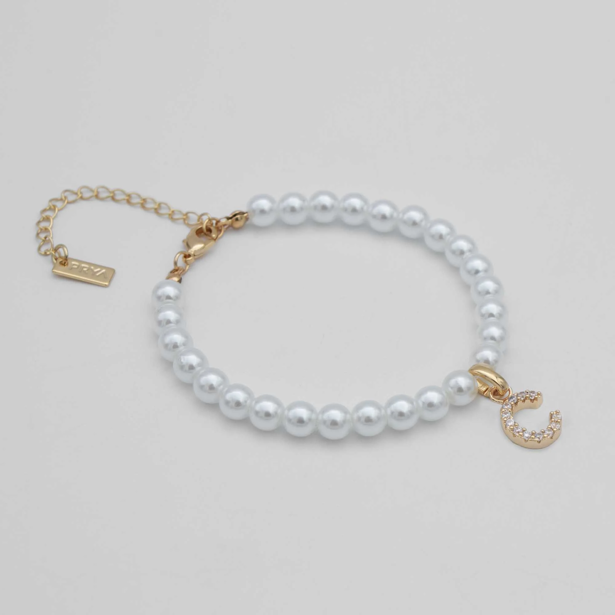 Classic Pearl Initial Anklet - Image 4