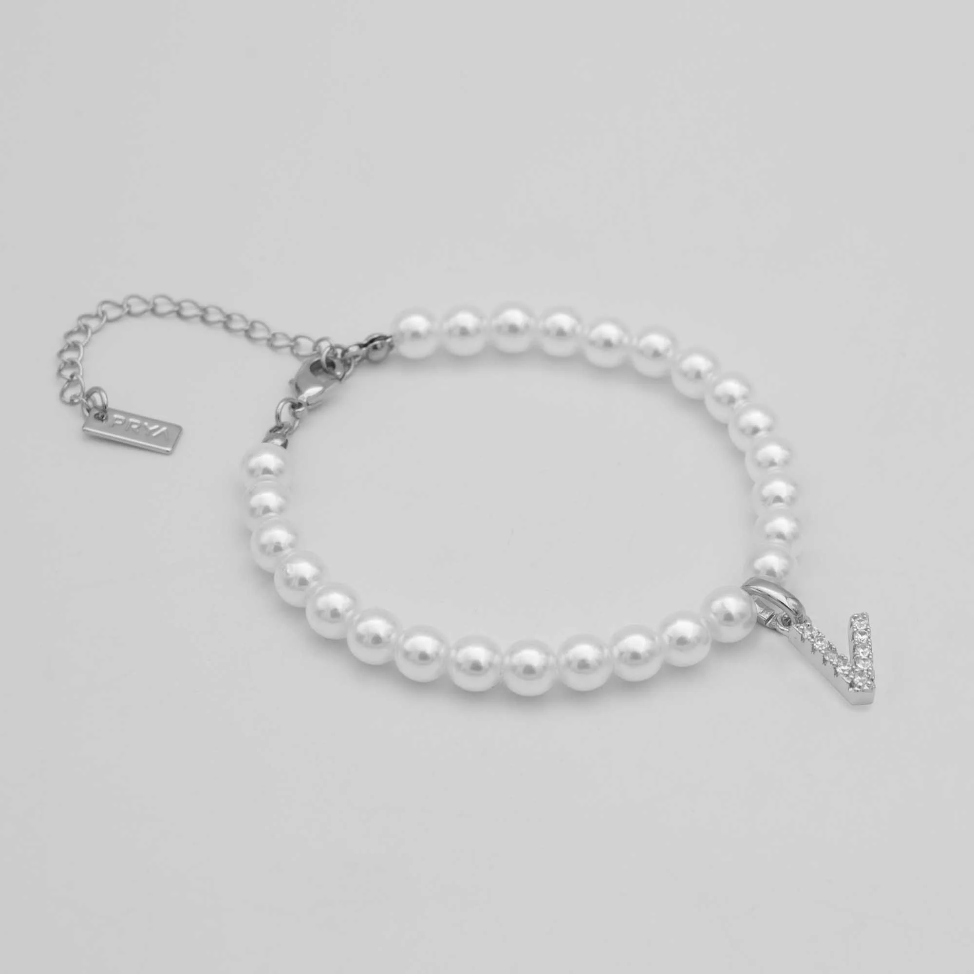 Classic Pearl Initial Anklet - Image 48