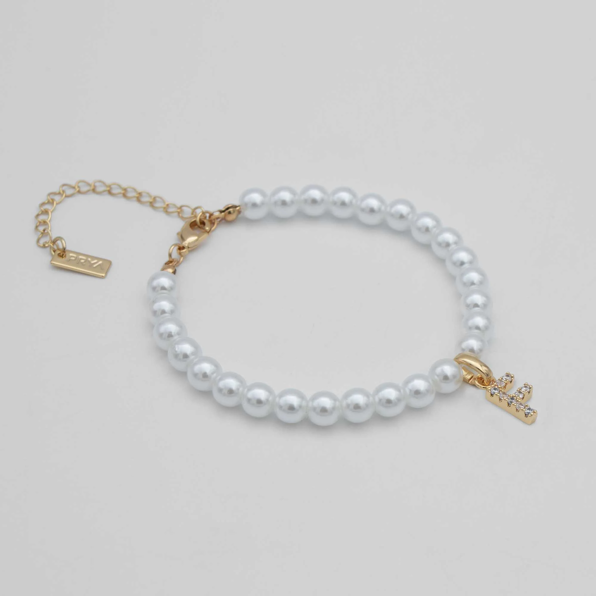 Classic Pearl Initial Anklet - Image 7