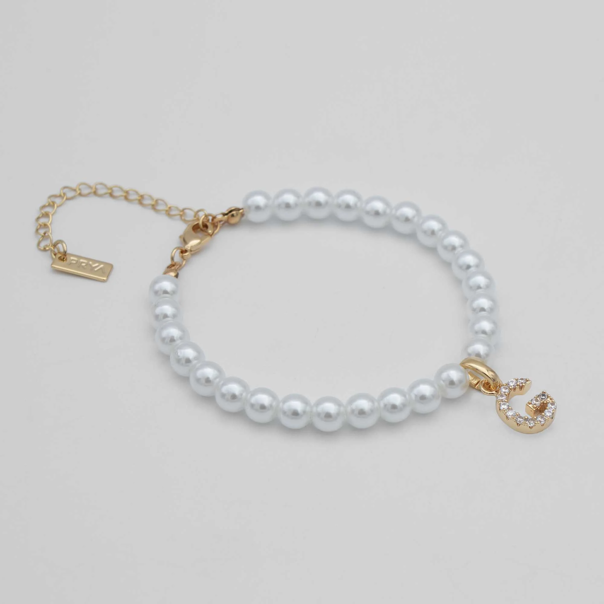 Classic Pearl Initial Anklet - Image 8