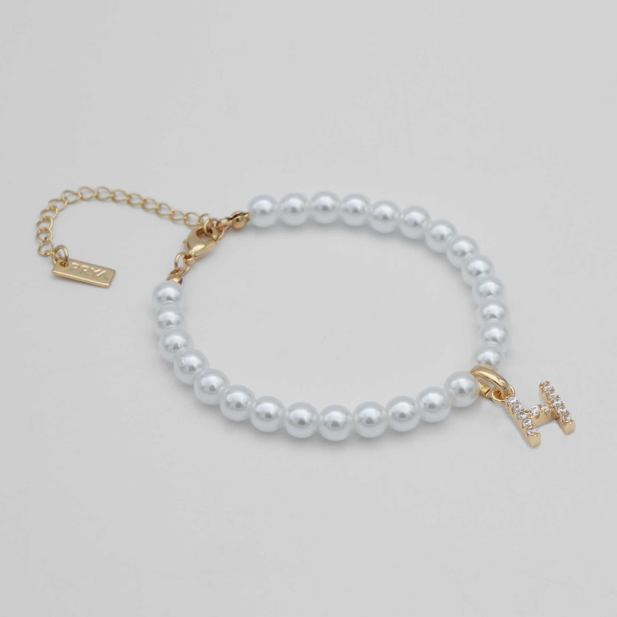 Classic Pearl Initial Anklet - Image 9