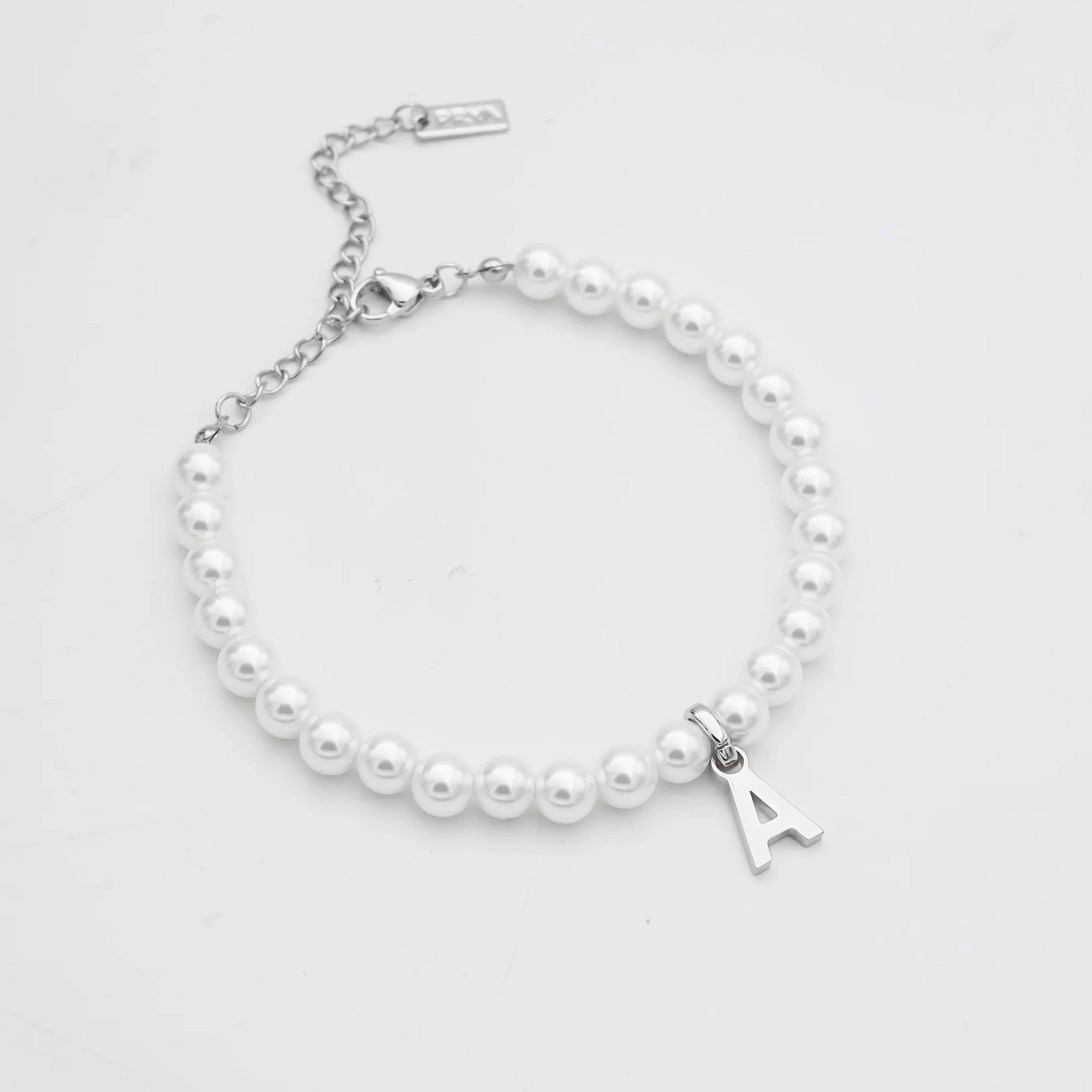 Classic Pearl Initial Bracelet - Image 3