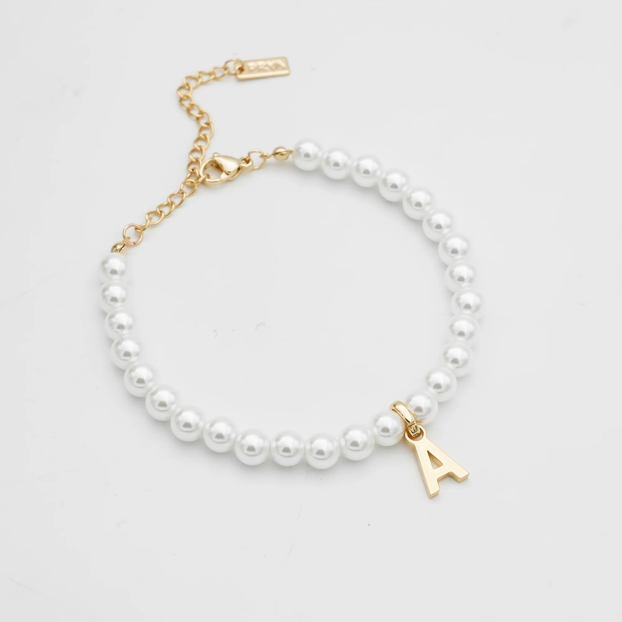 Classic Pearl Initial Bracelet - Image 4