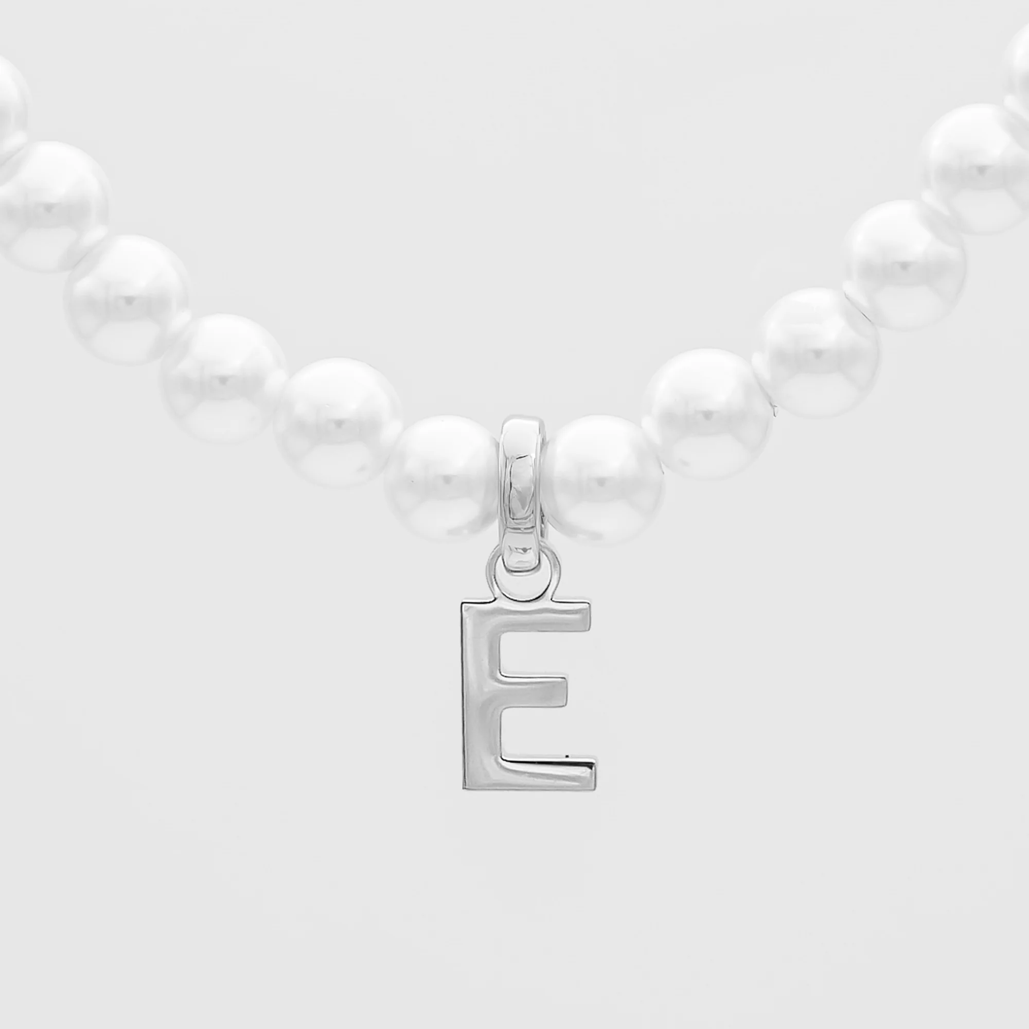 Classic Pearl Initial Necklace - Image 10