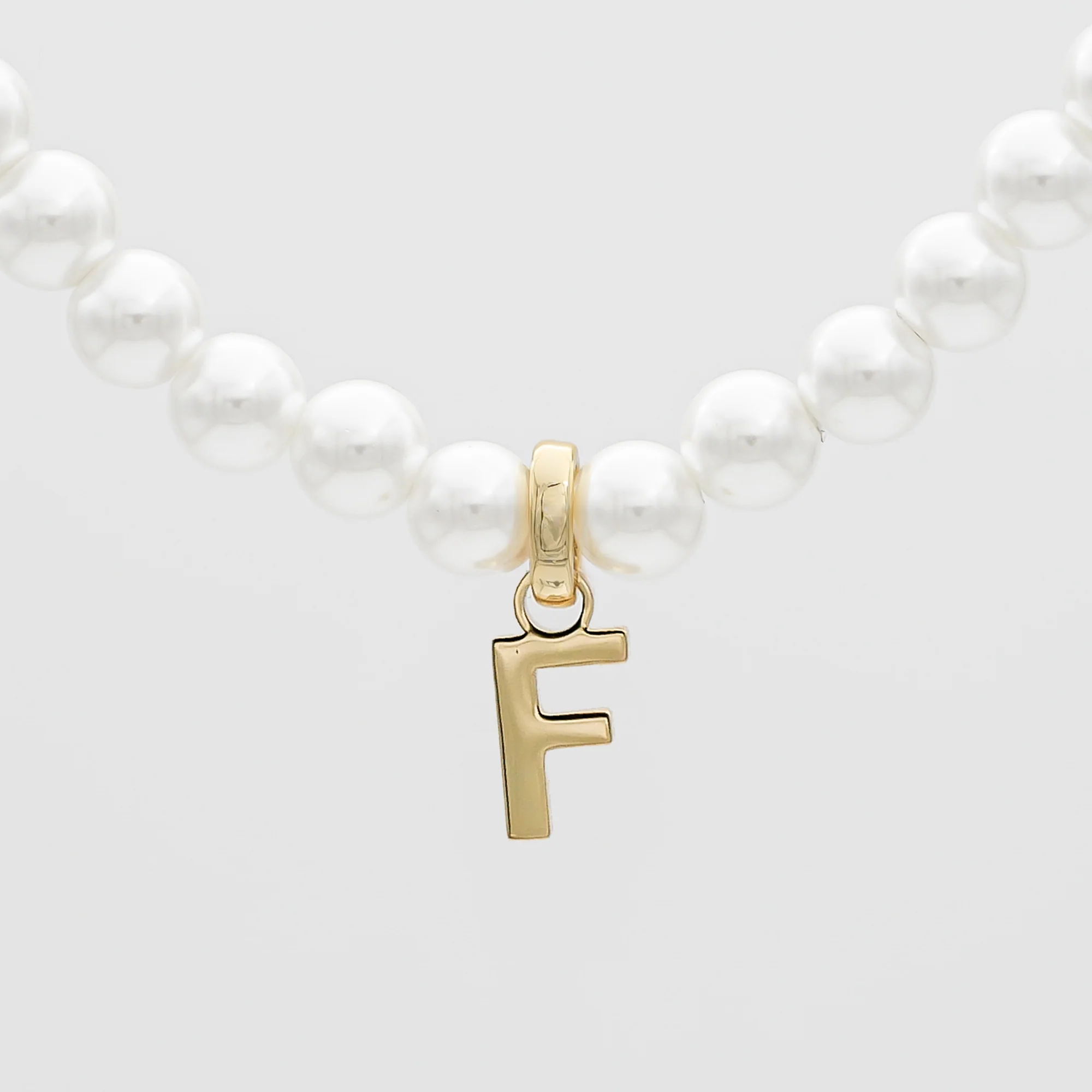 Classic Pearl Initial Necklace - Image 11