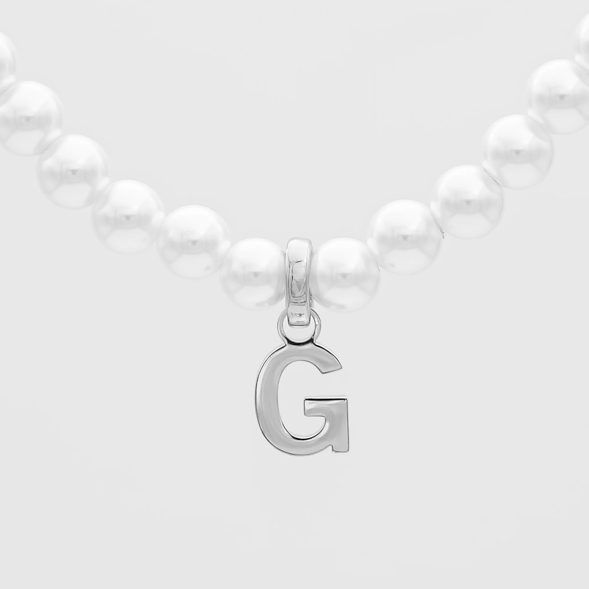 Classic Pearl Initial Necklace - Image 14