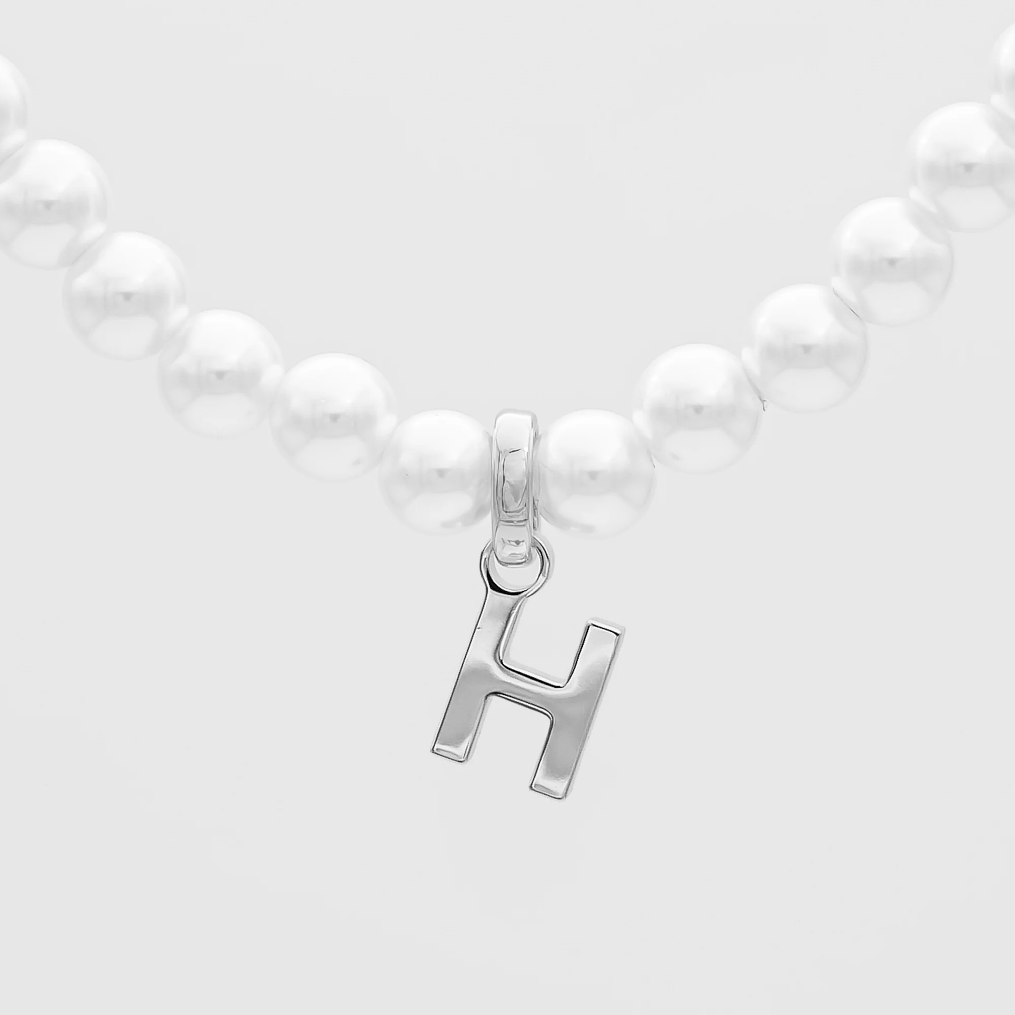 Classic Pearl Initial Necklace - Image 16