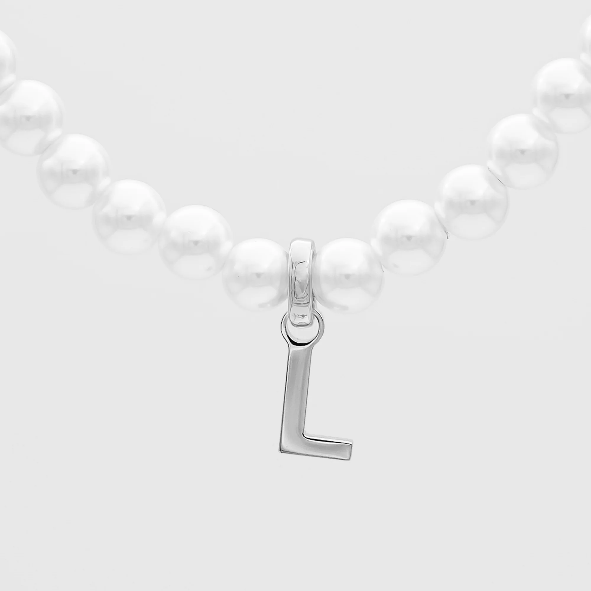 Classic Pearl Initial Necklace - Image 24