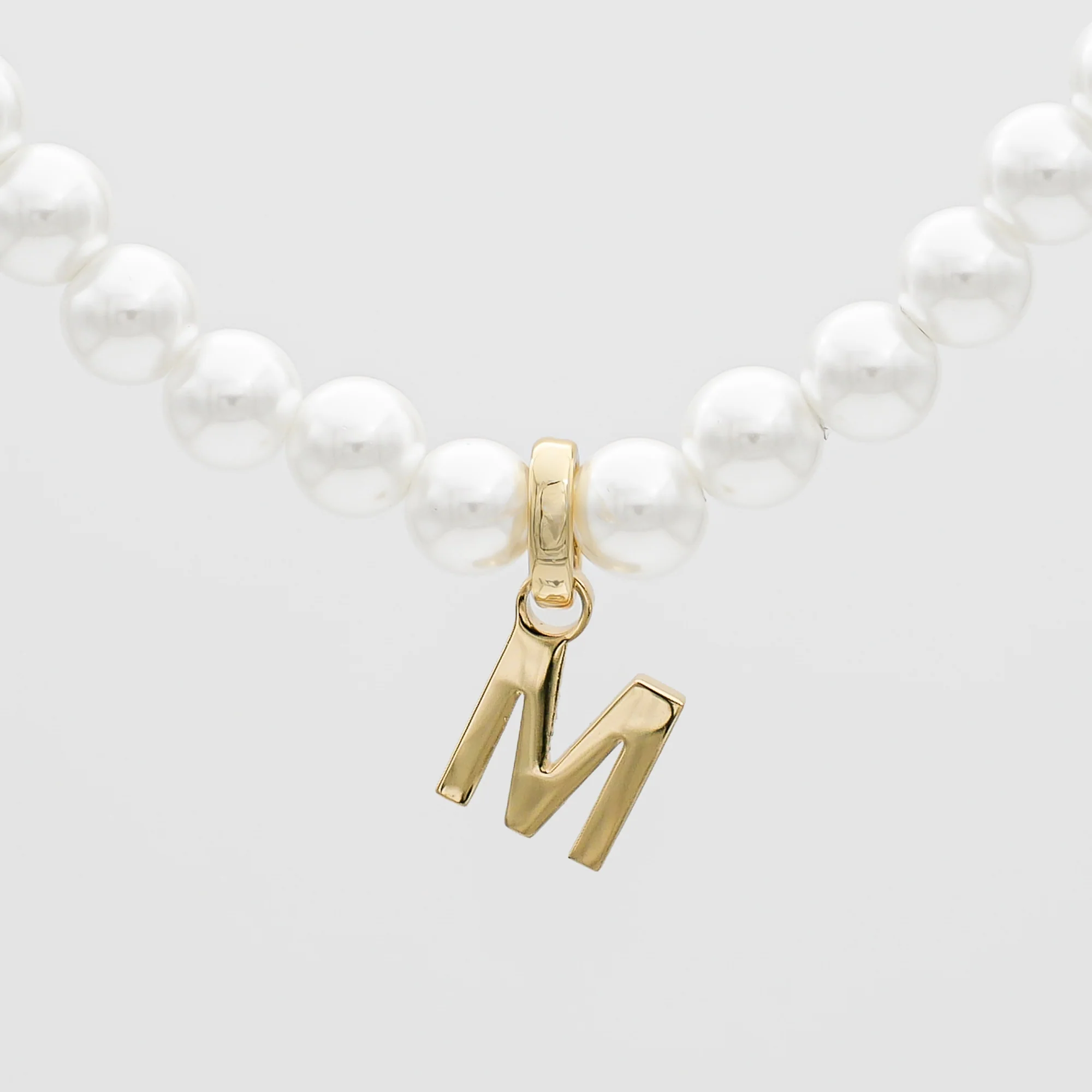 Classic Pearl Initial Necklace - Image 25