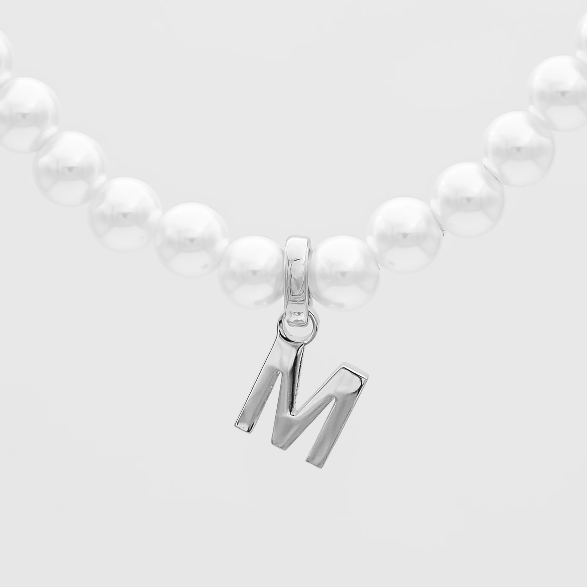 Classic Pearl Initial Necklace - Image 26
