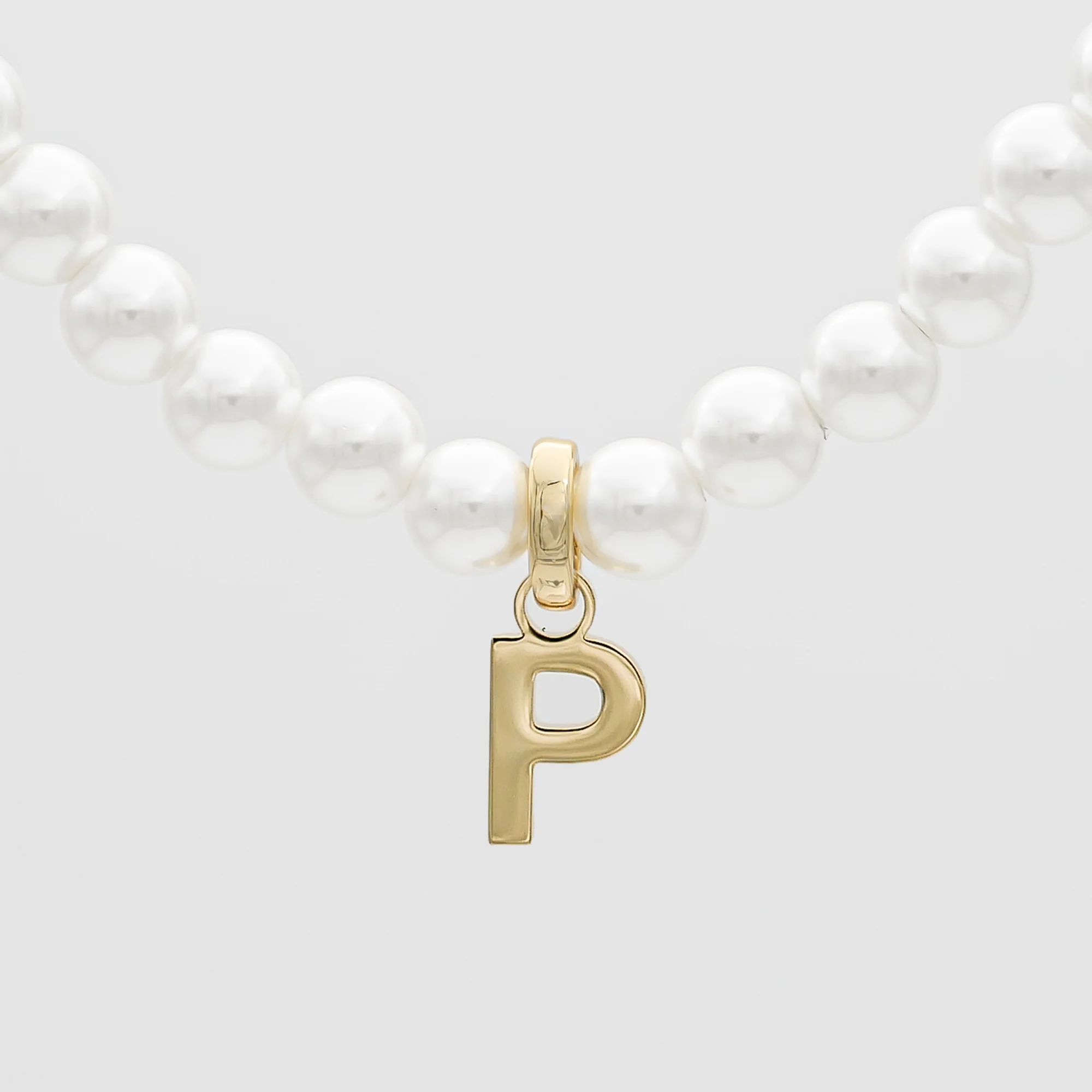 Classic Pearl Initial Necklace - Image 31