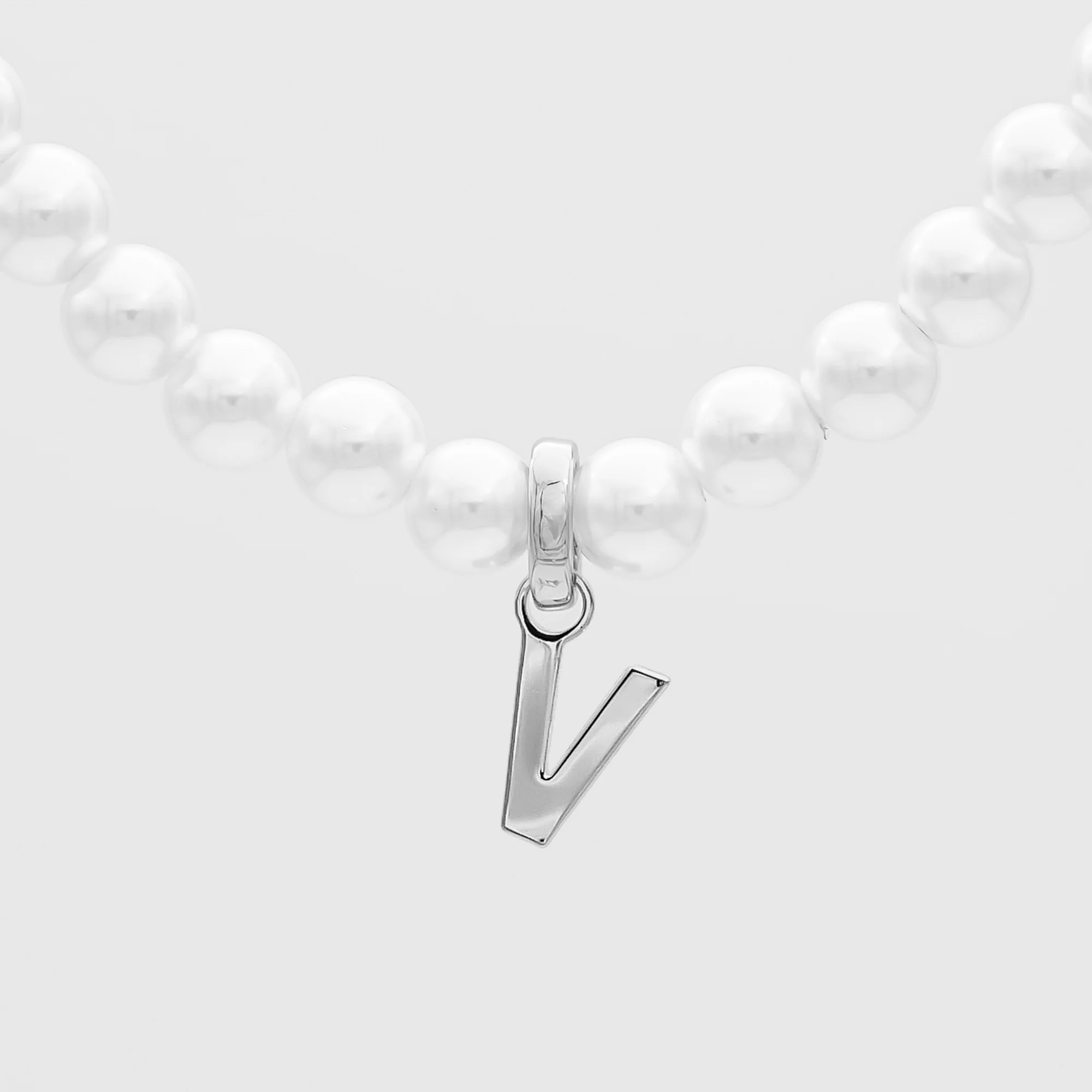 Classic Pearl Initial Necklace - Image 44