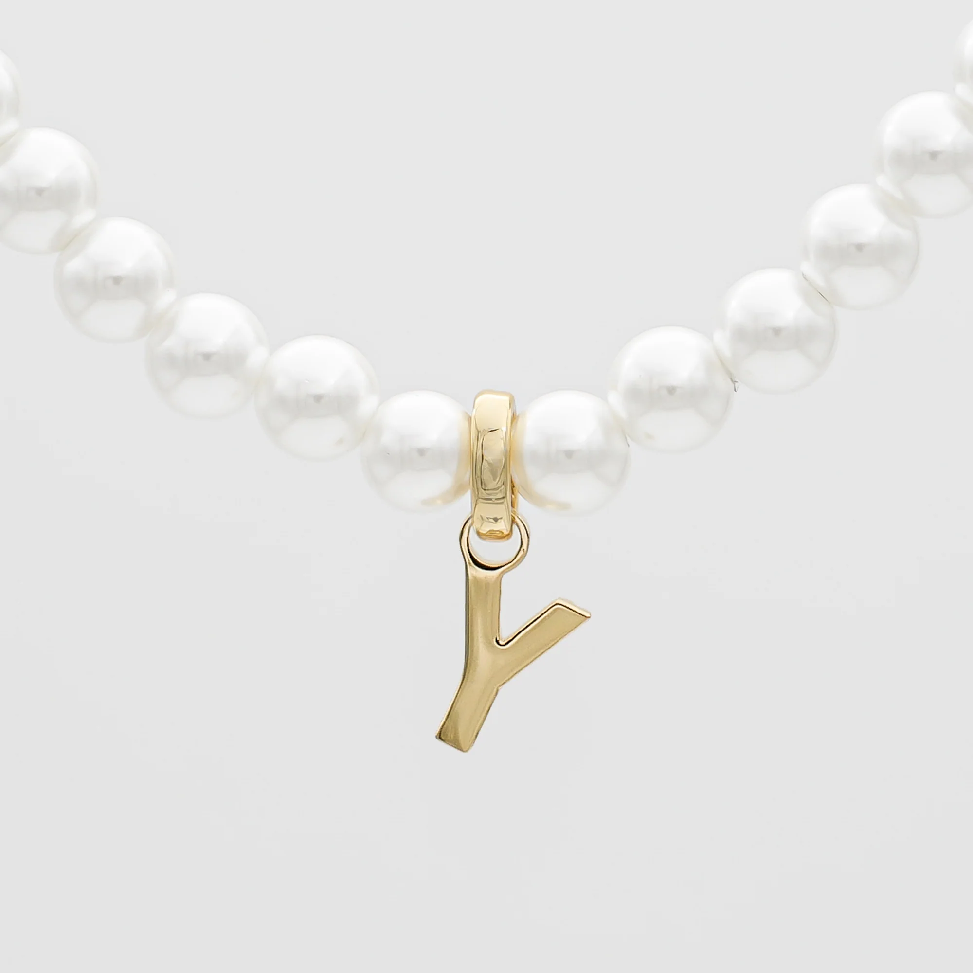 Classic Pearl Initial Necklace - Image 49