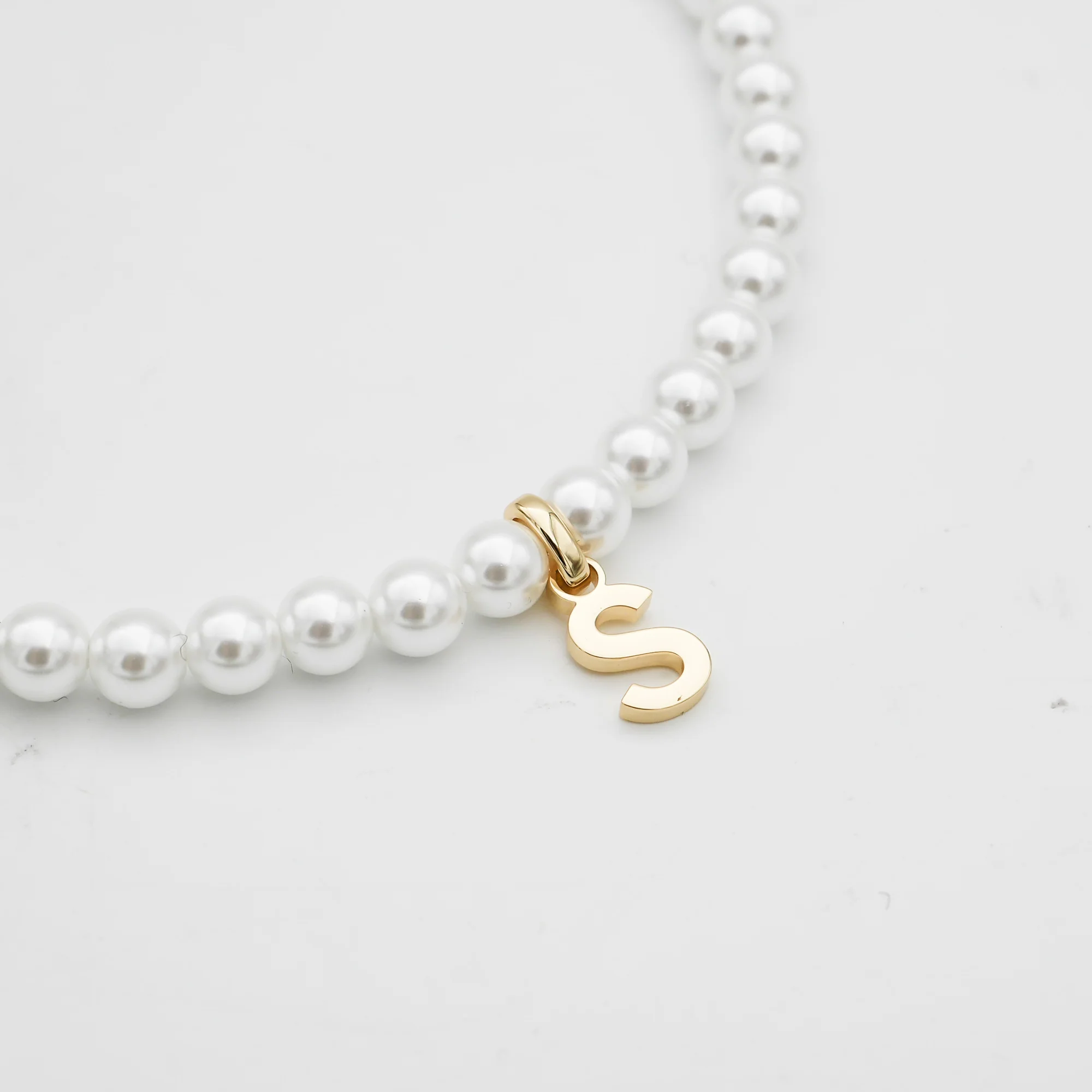 Classic Pearl Initial Necklace - Image 53