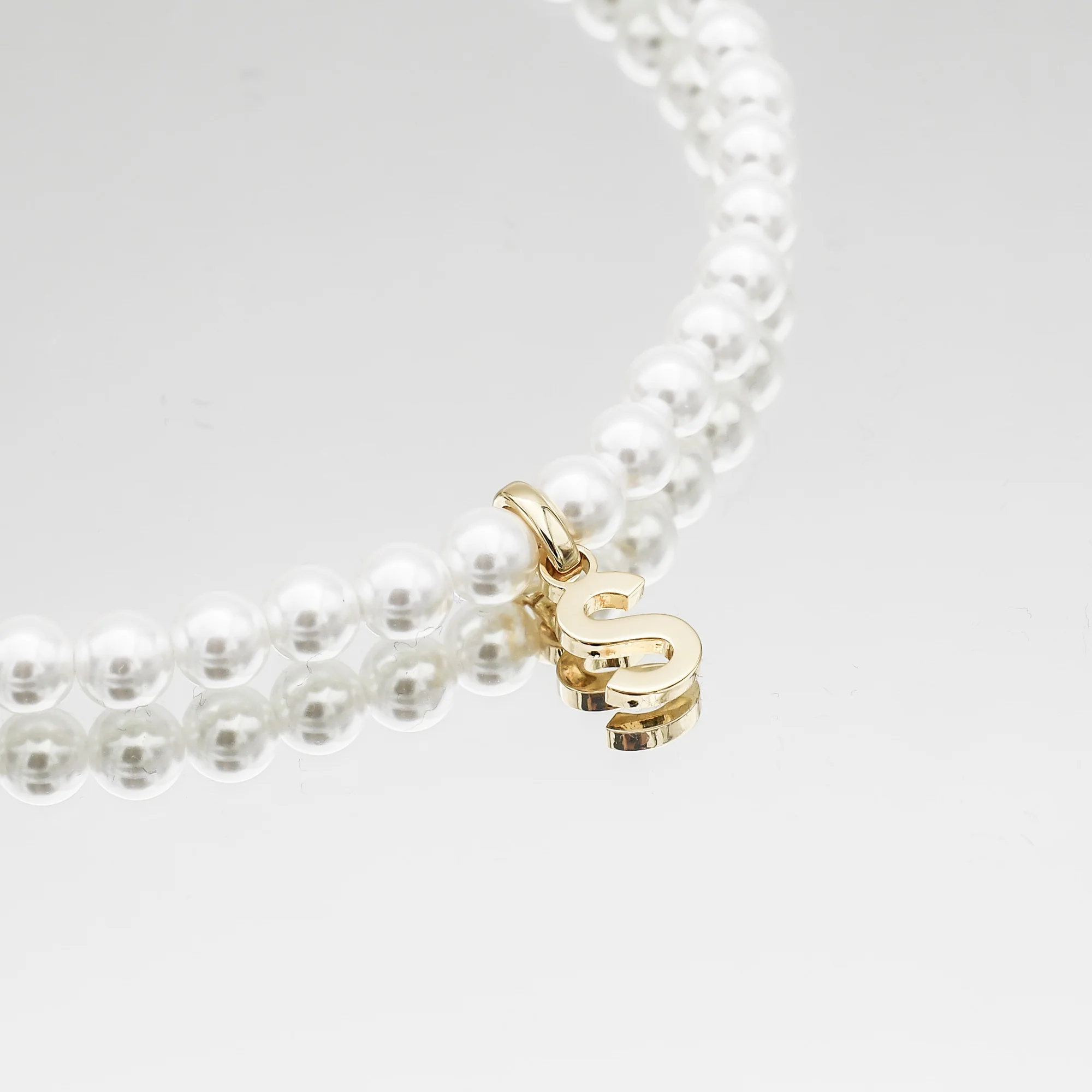 Classic Pearl Initial Necklace - Image 54