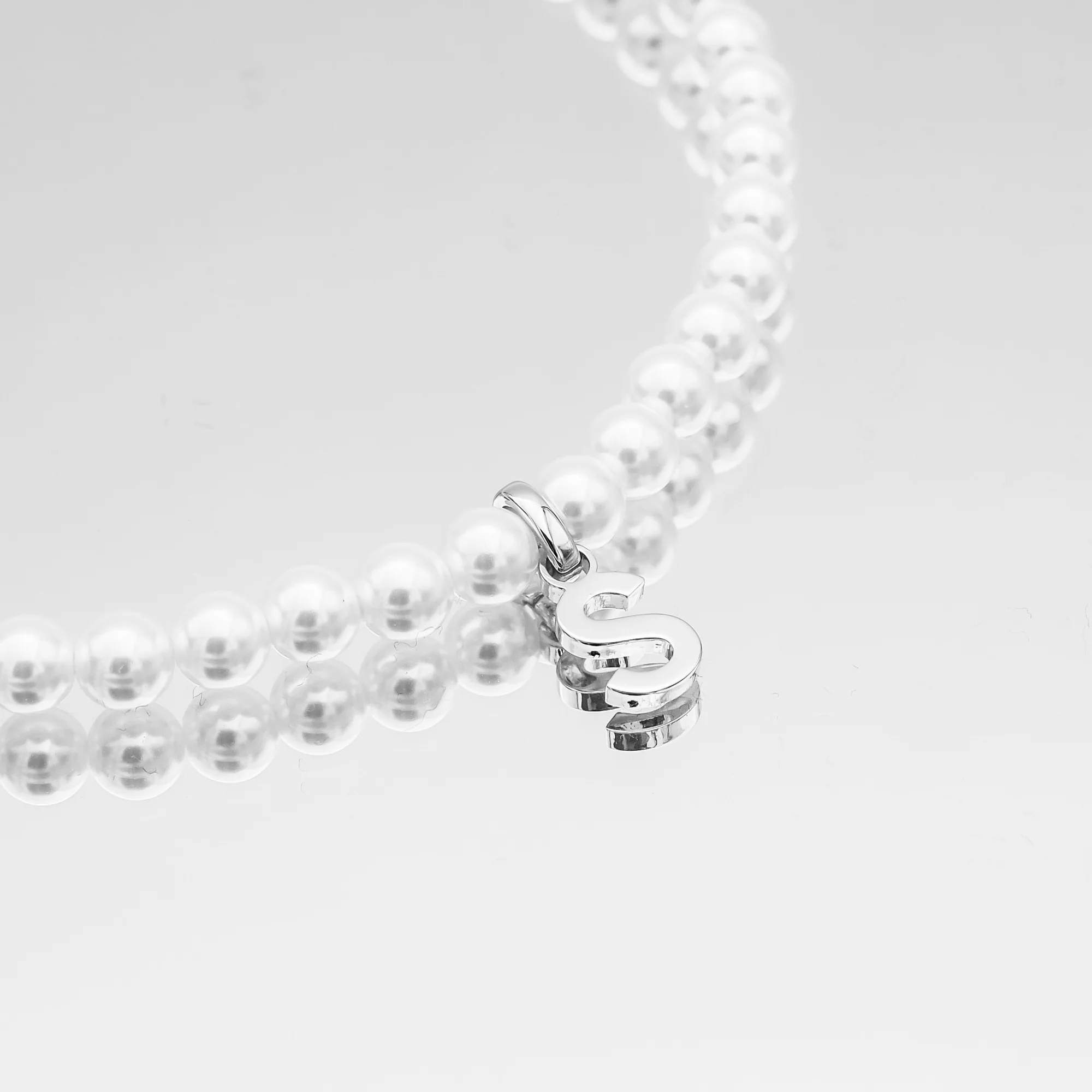 Classic Pearl Initial Necklace - Image 56
