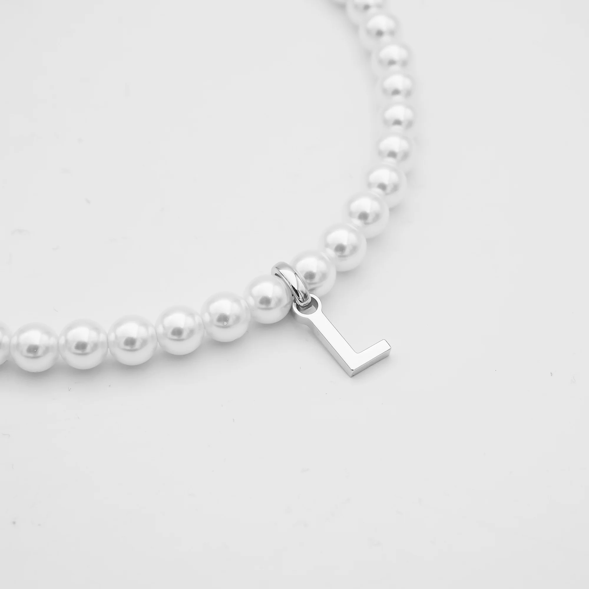 Classic Pearl Initial Necklace - Image 57
