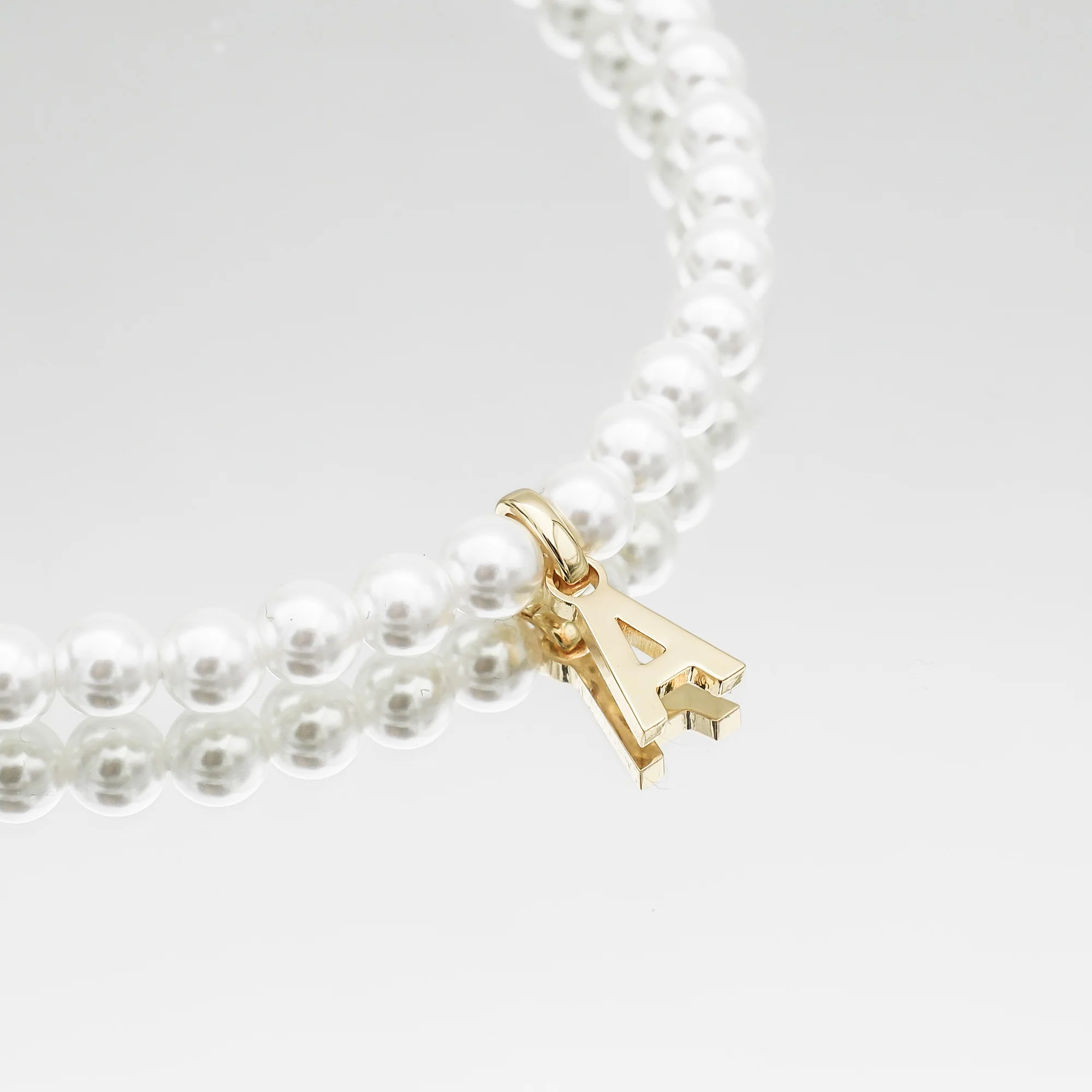 Classic Pearl Initial Necklace - Image 63