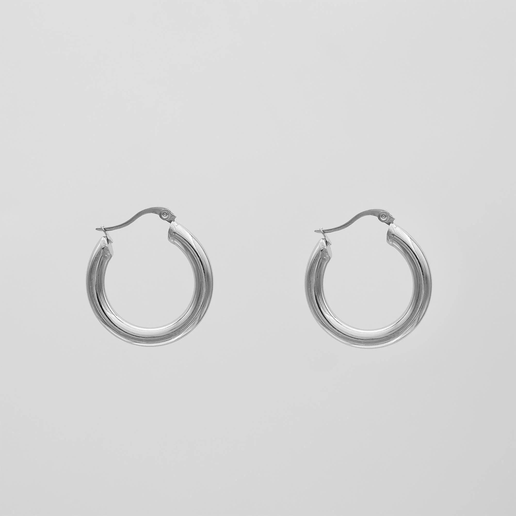 Classic Silver Filled Hoops - Image 11