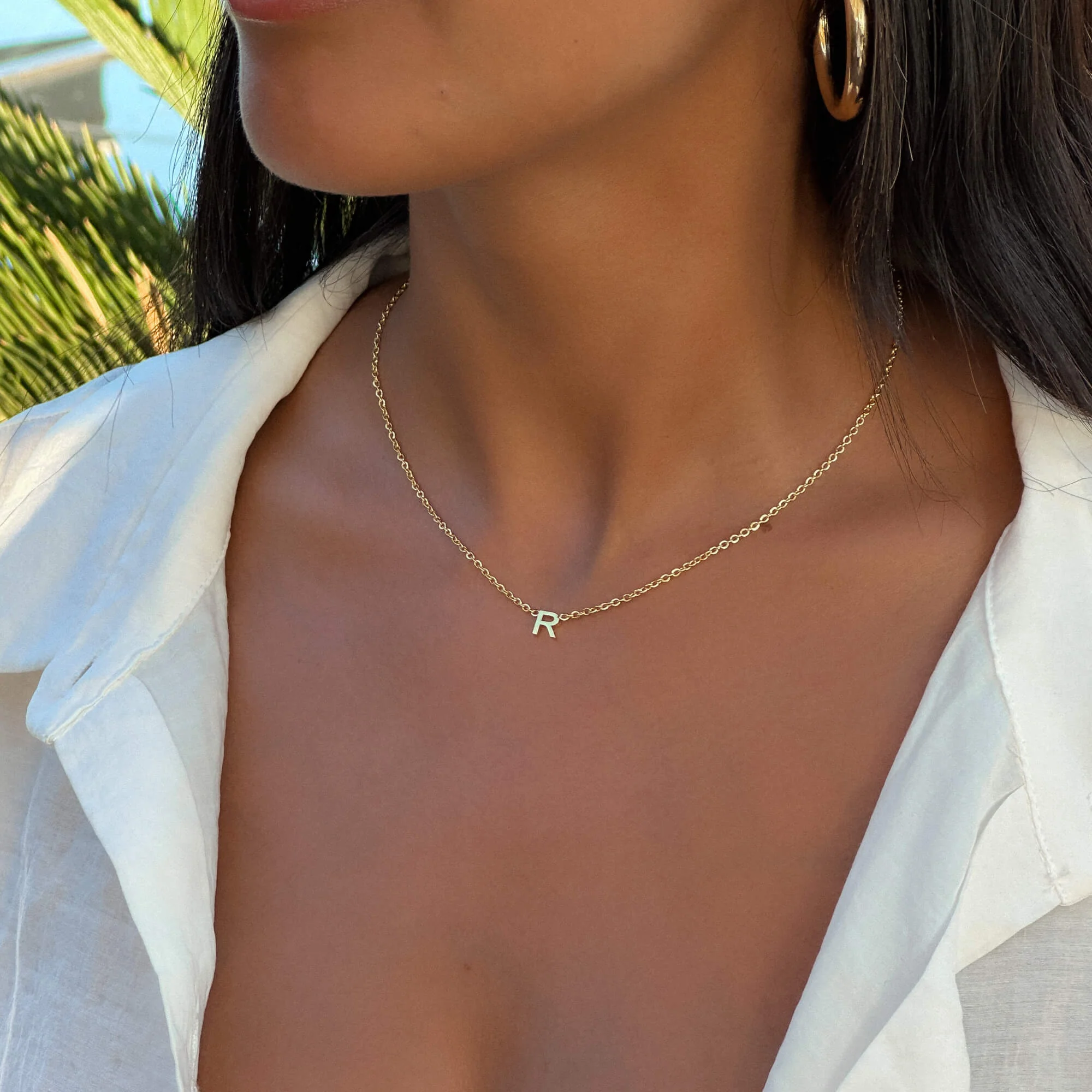 Maia Initial Necklace - Image 6