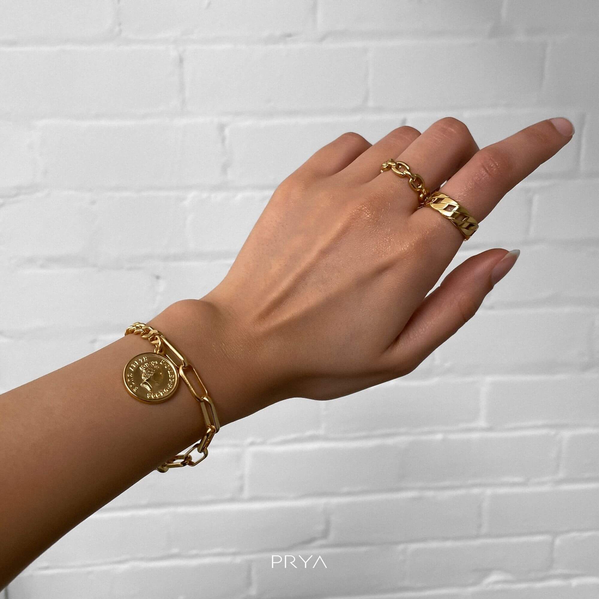 Coin Link Bracelet - Image 7