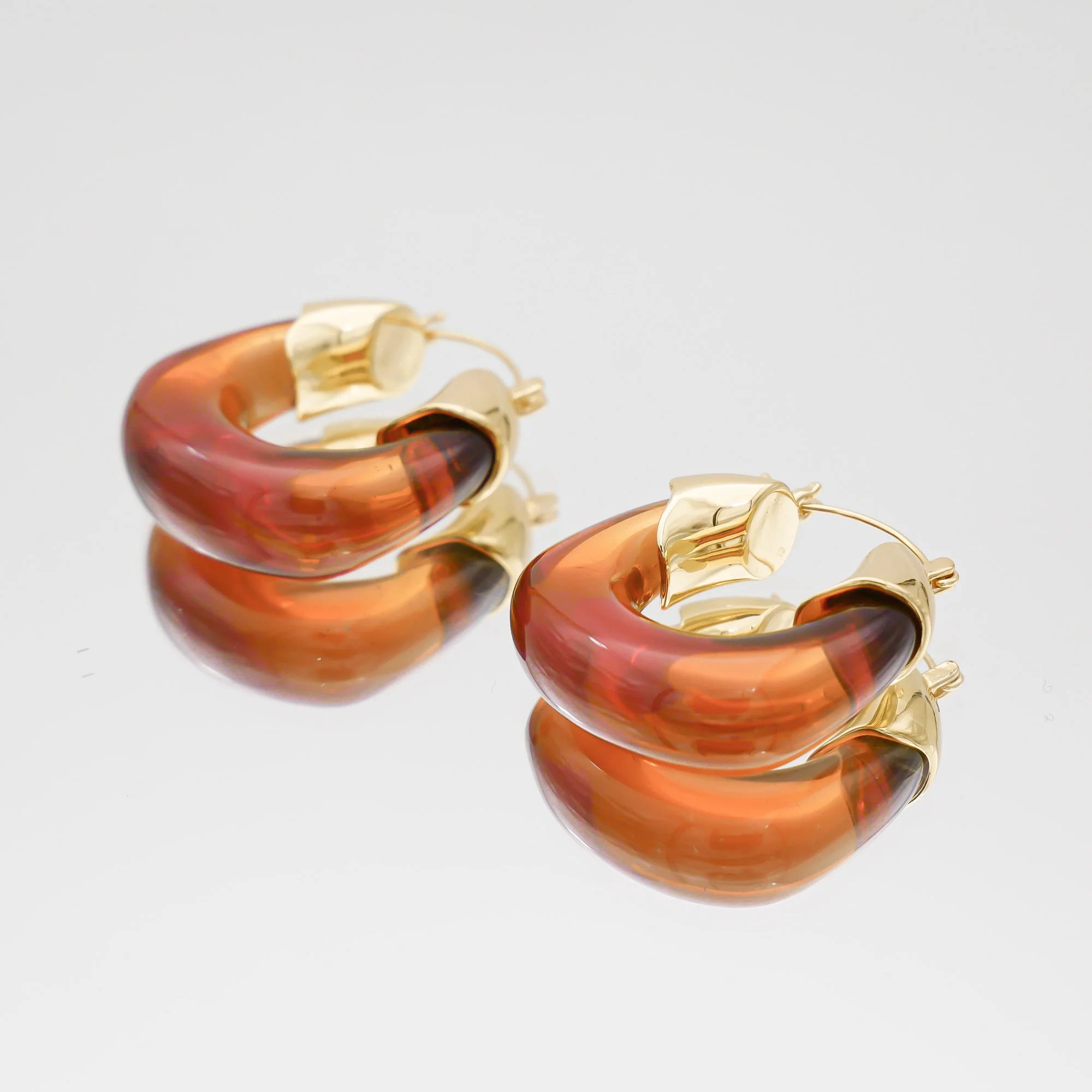 Celine Amber Earrings - Image 4