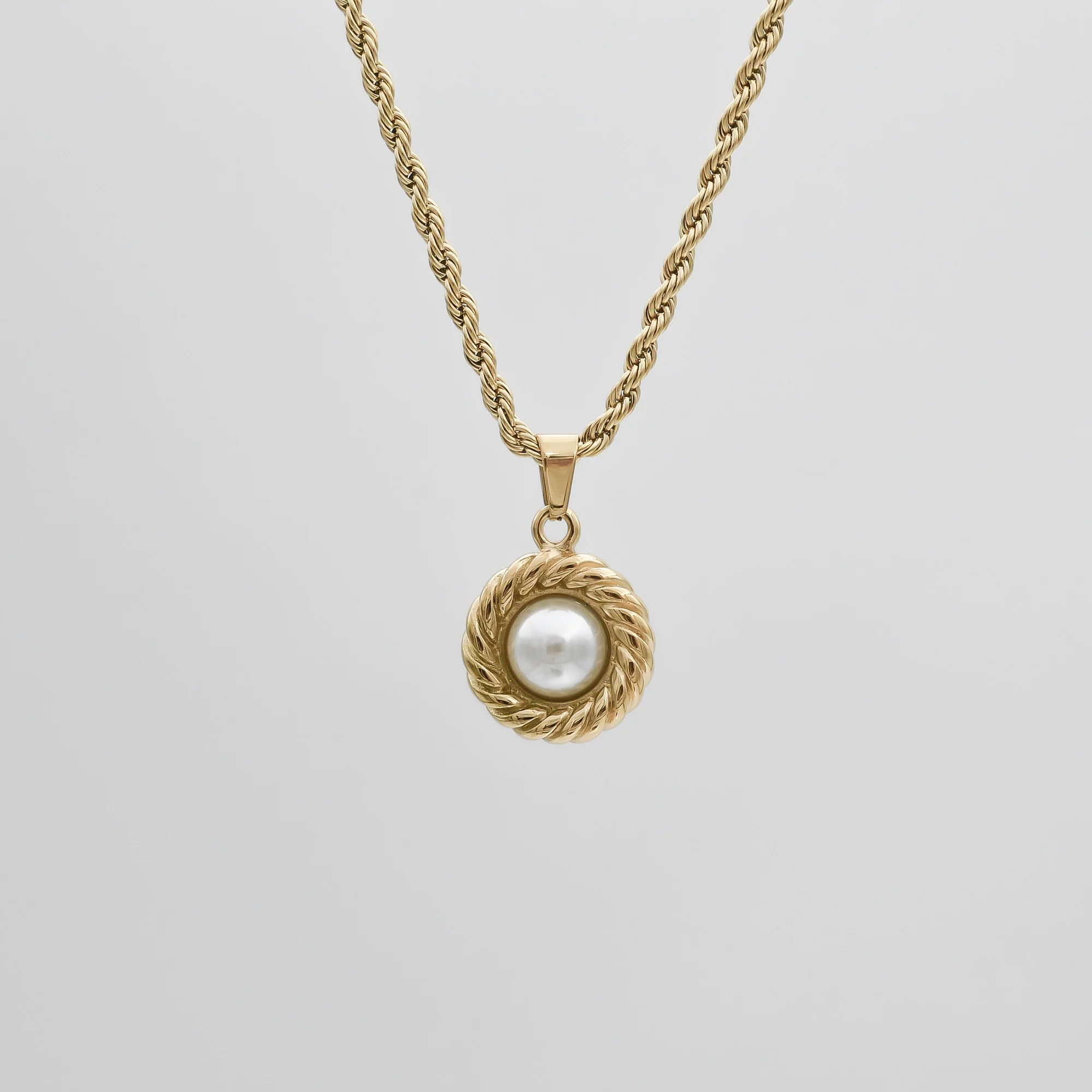 Esme Pearl Round Necklace - Image 6