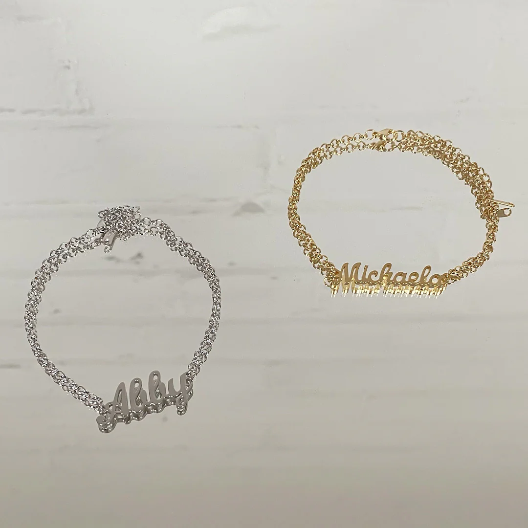 Miami Custom Name Anklet / Bracelet - Image 5