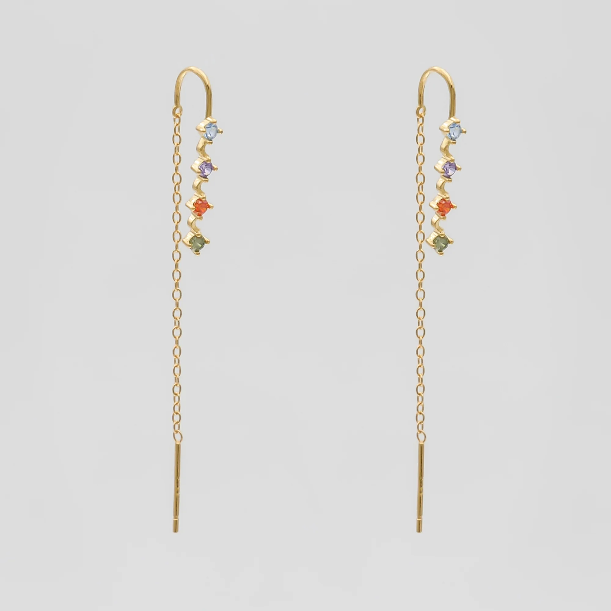 CZ Drop earrings