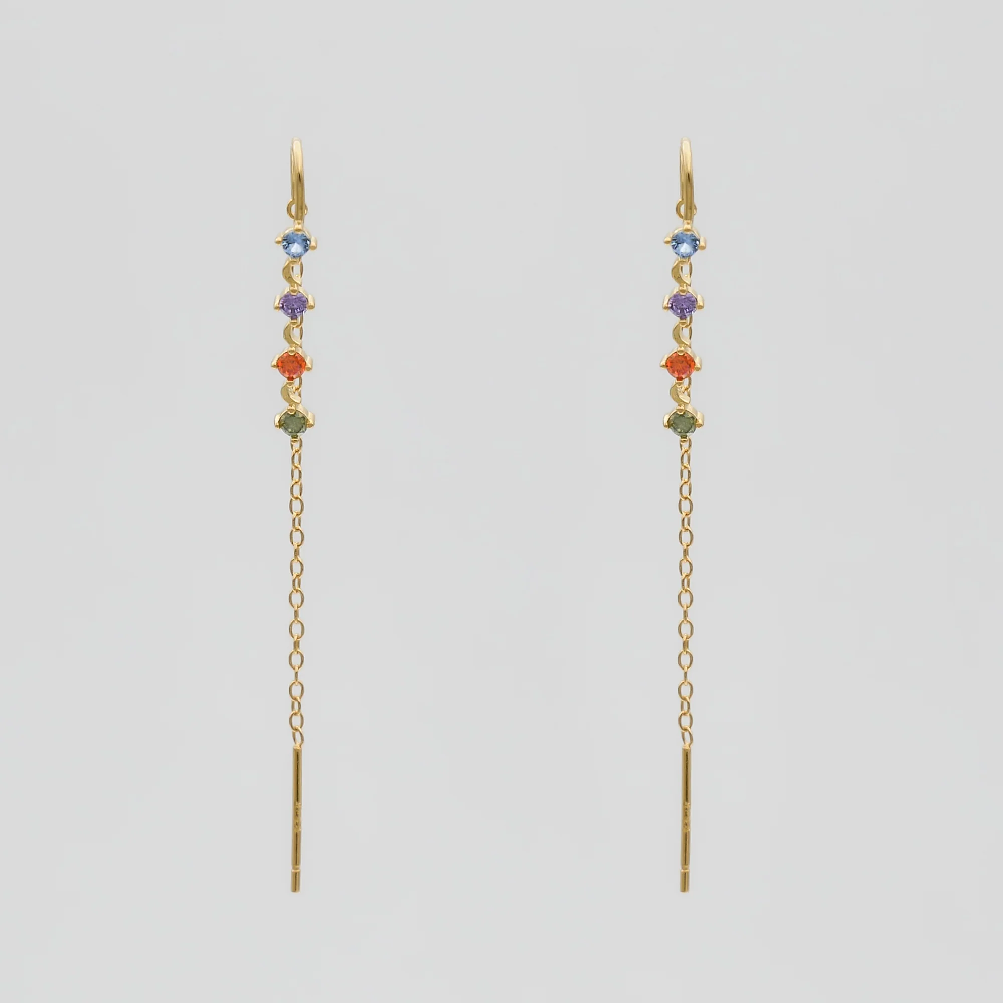 CZ Drop earrings - Image 3