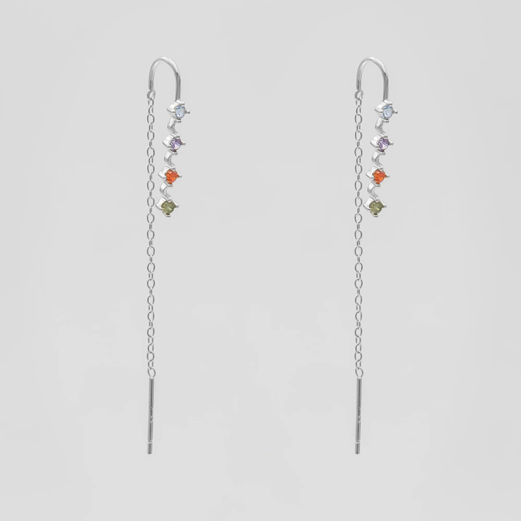 CZ Drop earrings - Image 4
