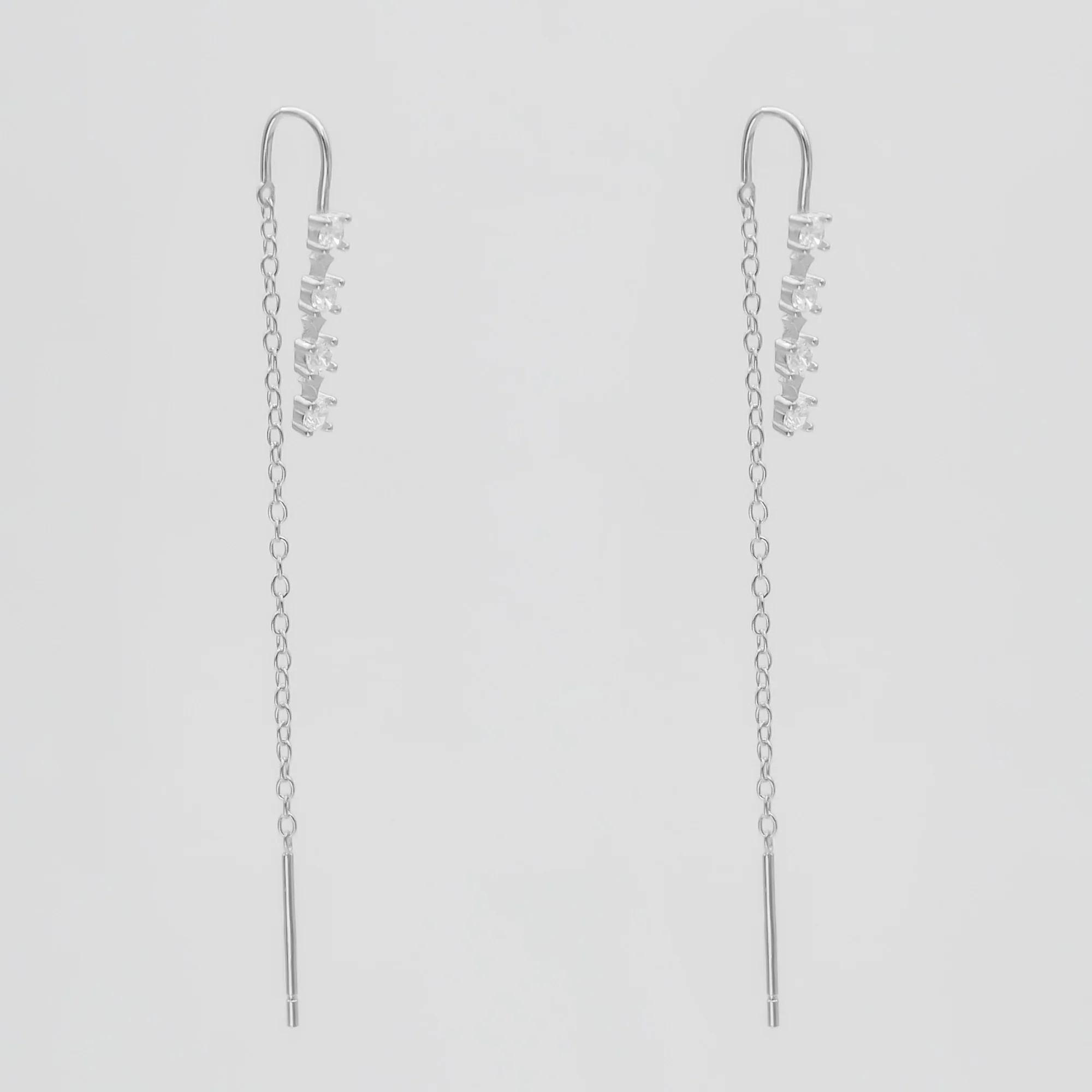 CZ Drop earrings - Image 5